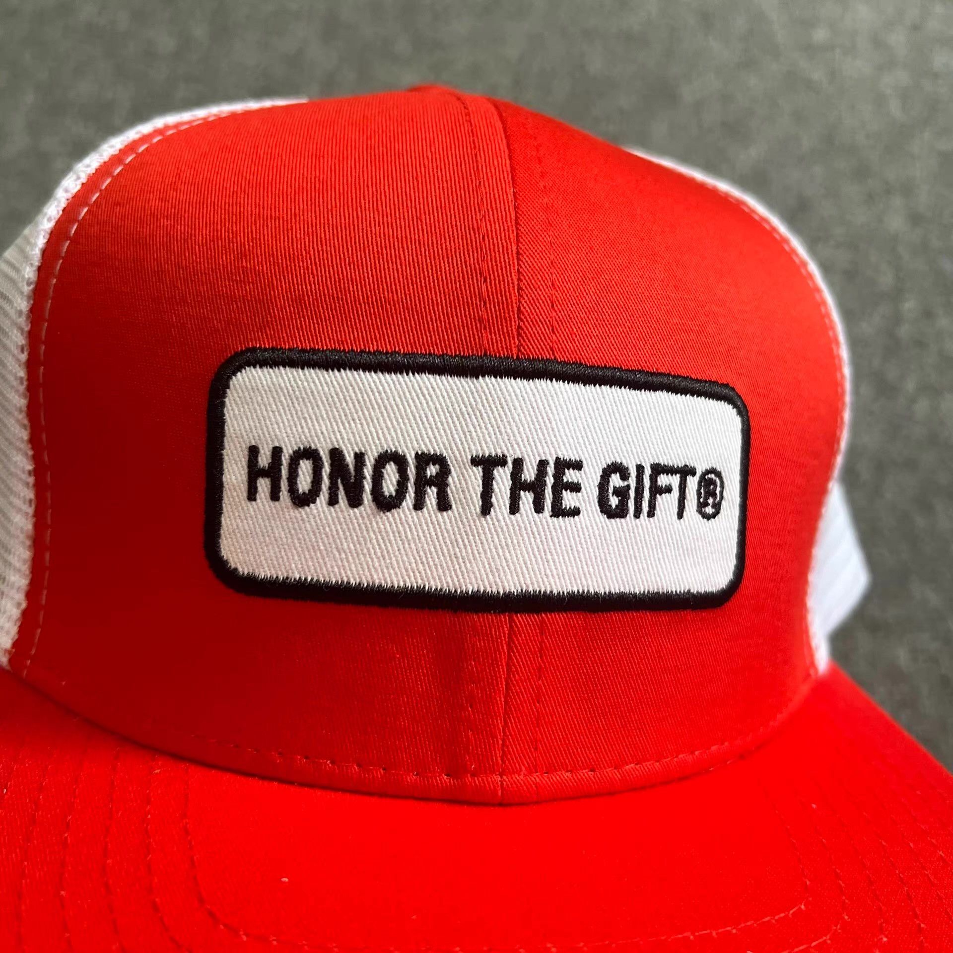 Honor the Gift Honor the Gift Embroidered Mesh Trucker Baseball Cap Q7 Size ONE SIZE - 2 Thumbnail