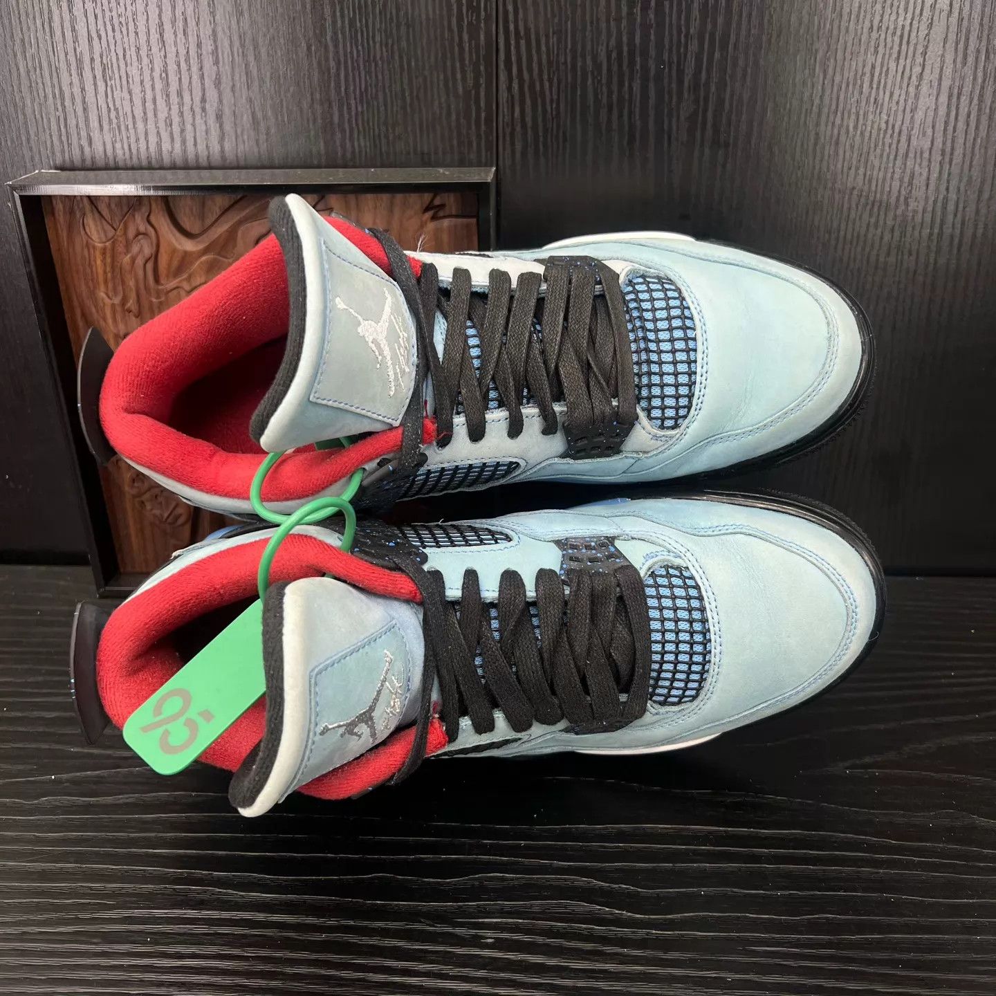 Travis Scott Travis Scott x AJ4 Blue Suede Size 43 Size US 10 / EU 43 - 8 Thumbnail