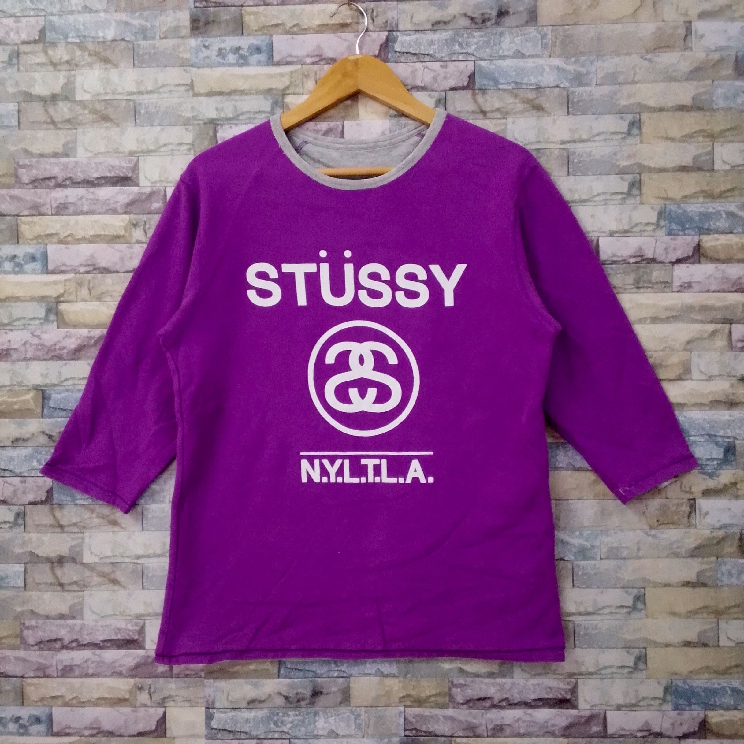 Stussy Stussy N.Y.L.T.L.A With Signature Double S Logo 3q Sweat Size S / US 4 / IT 40 - 1 Thumbnail