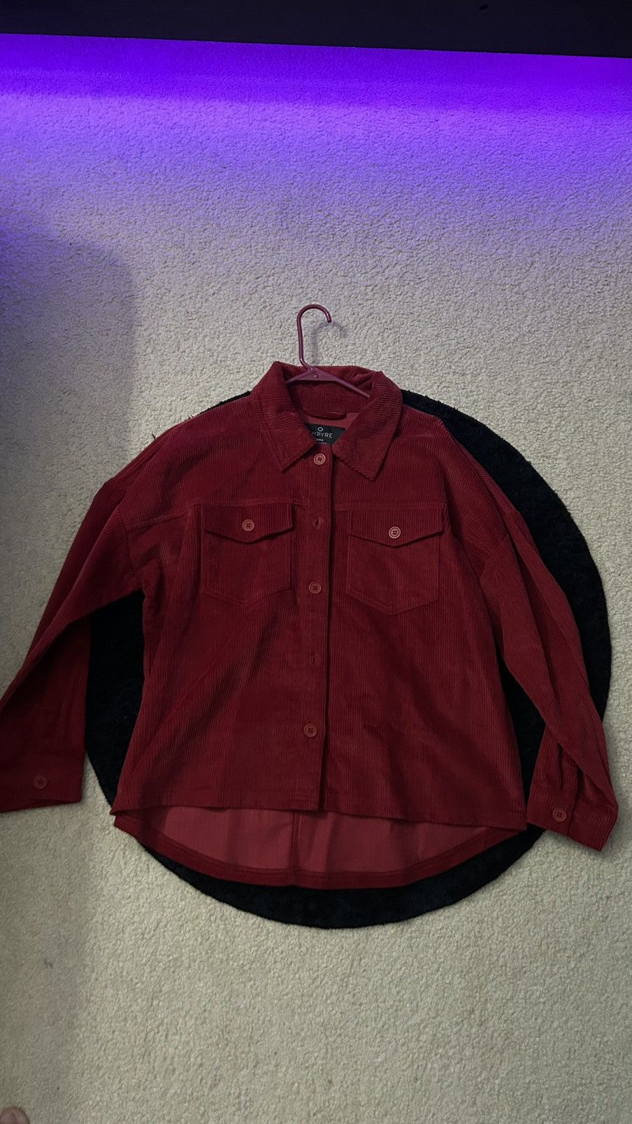 Empyre Empyre Aria Red Corduroy Shirt Jacket Size US S / EU 44-46 / 1 - 1 Thumbnail