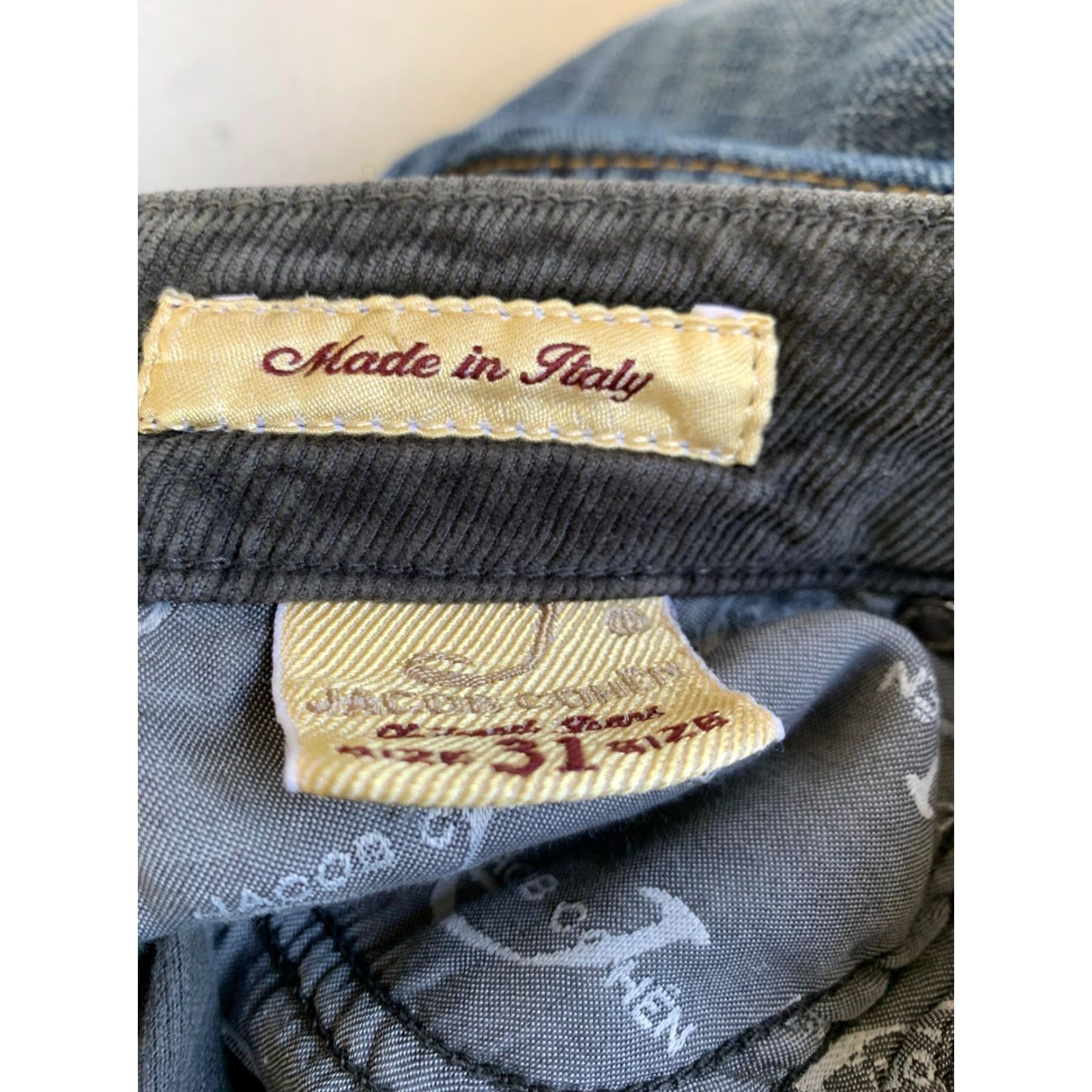 Jacob Cohen Jacob Cohen Rare Luxury Denim Jeans Slim Dark Wash 31 Men Regular 31 in Stretch Denim Jeans Blue 90s Style Mens Size US 31 - 5 Thumbnail