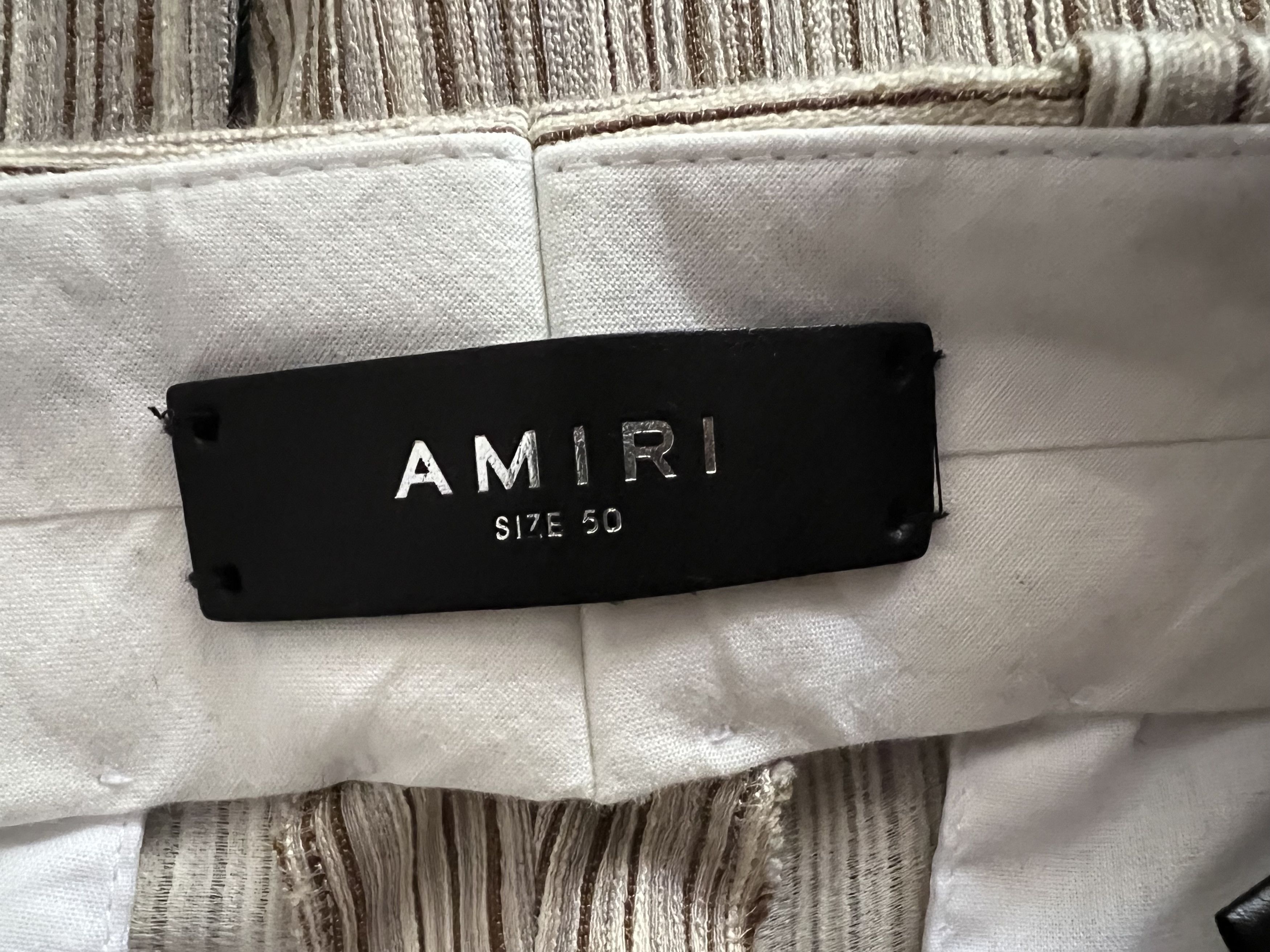 Amiri Stripped Suite or Single Size 44R - 16 Thumbnail