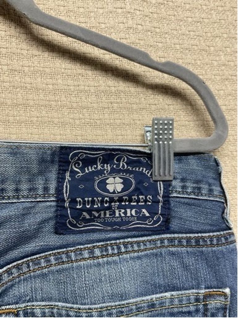 Lucky Brand VTG Lucky Brand Dungarees Short Bootcut Jeans Size 34 Reg. Size US 34 / EU 50 - 3 Thumbnail