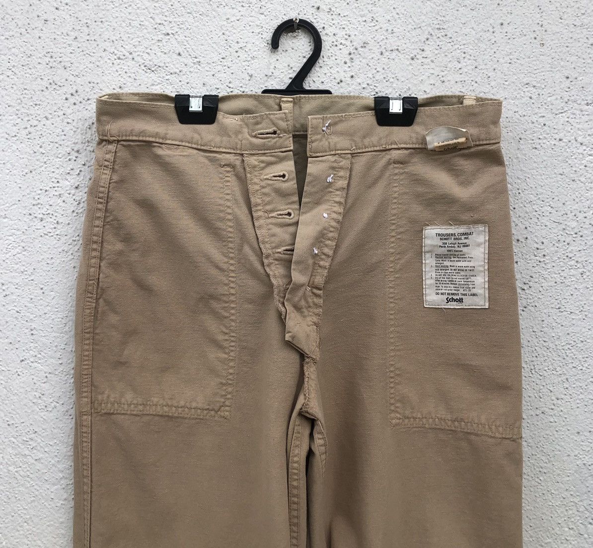 Schott Vintage Schott Tactical Utility Military Cargo Pants Fatigue Size US 29 - 14 Thumbnail