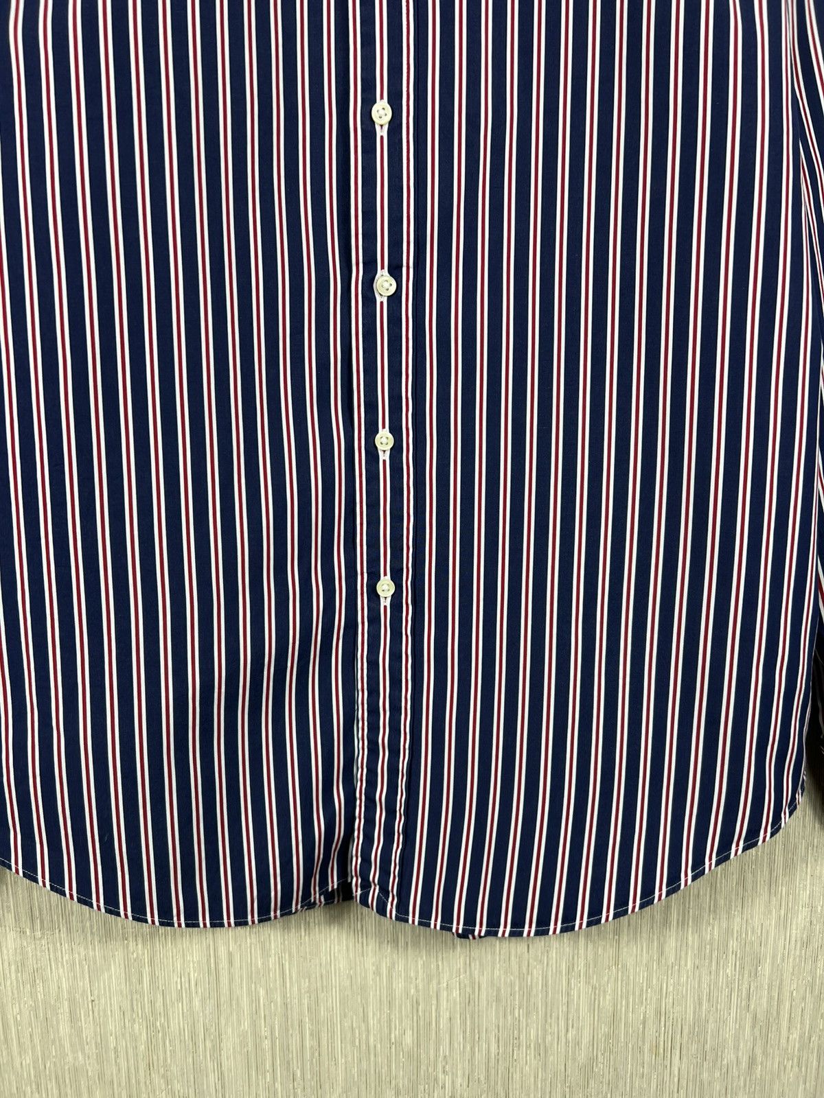 Ralph Lauren Vintage 90s Ralph Lauren striped old money chest logo shirt Size US L / EU 52-54 / 3 - 5 Thumbnail