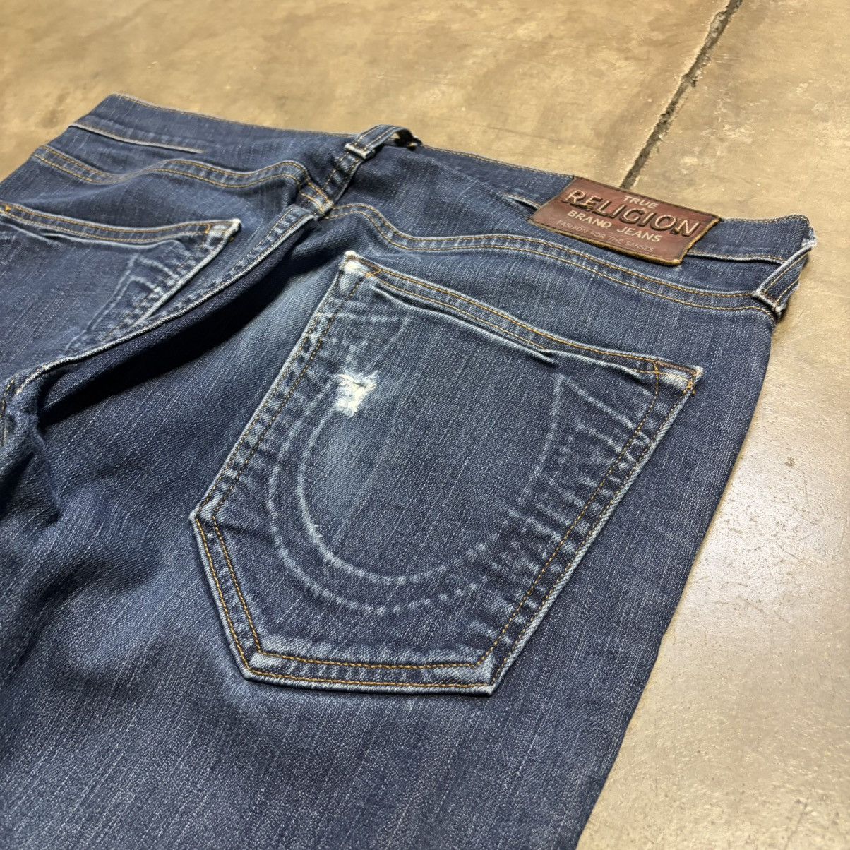 True Religion Vintage True Religion Rocco Denim Jeans Skinny Relaxed Y2K Size US 33 - 9 Thumbnail