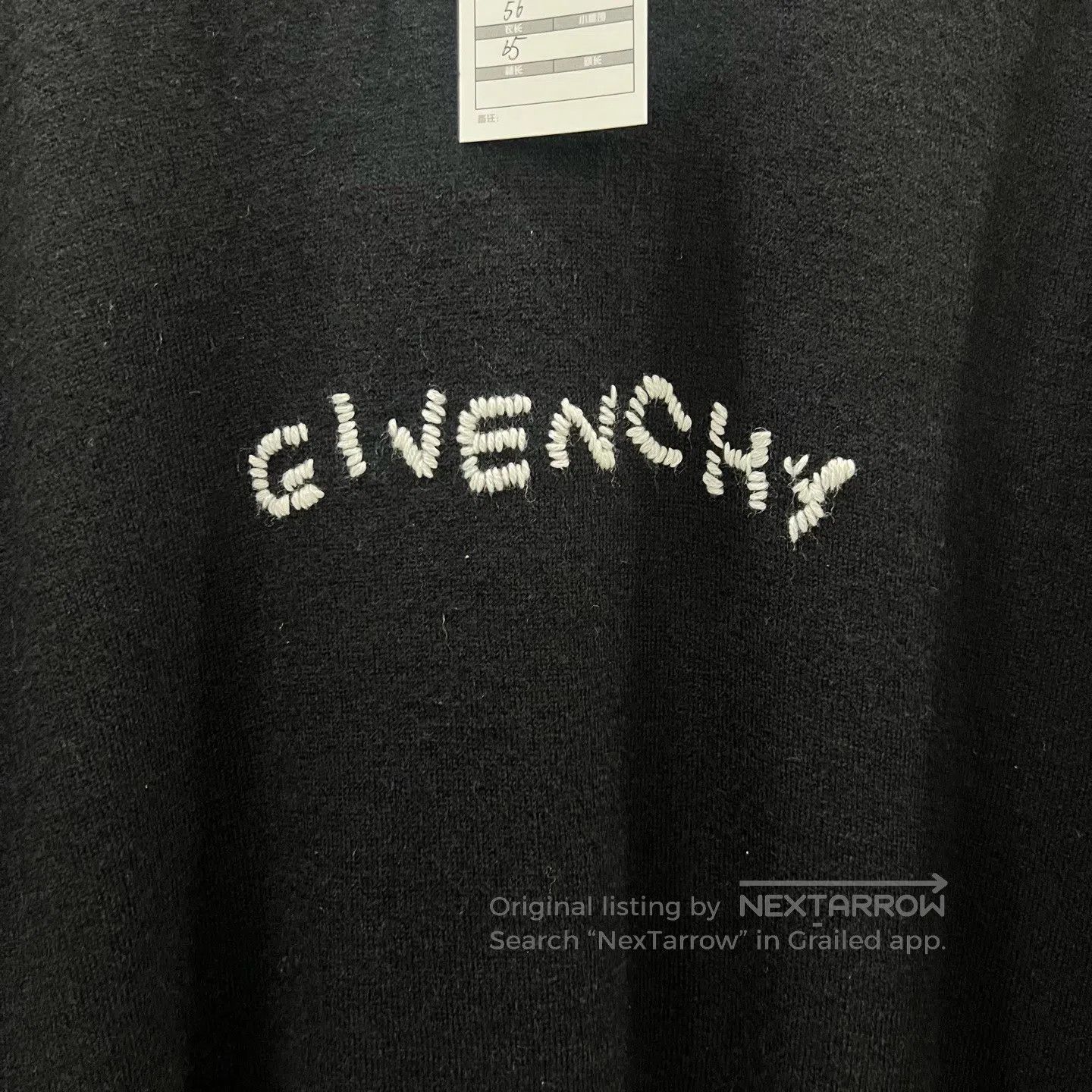 Givenchy Givenchy Embroidered Letter Logo Sweater| Size US S / EU 44-46 / 1 - 2 Thumbnail