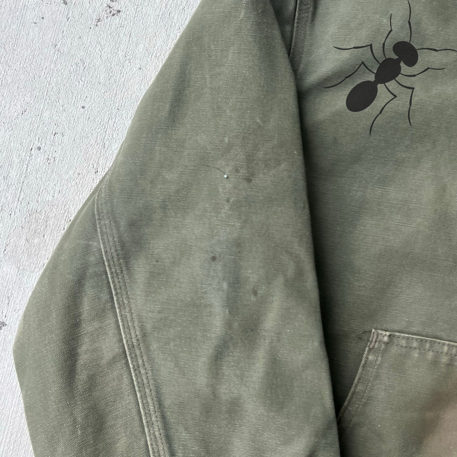Carhartt × Vintage Carhartt J131 GRN green hooded active work wear jacket Size US L / EU 52-54 / 3 - 10 Thumbnail