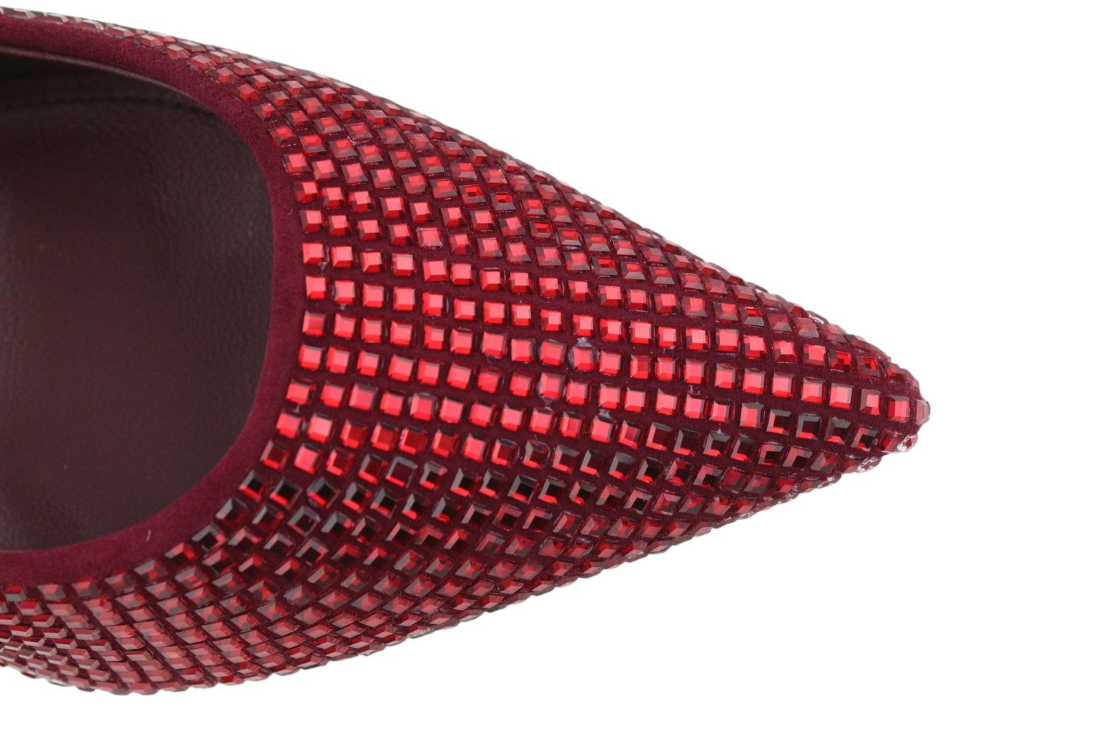 Other LOLA CRUZ NOWA EU36 Red Leather Cristal Shiny Pointed 87547 Size US 5 / IT 35 - 15 Thumbnail
