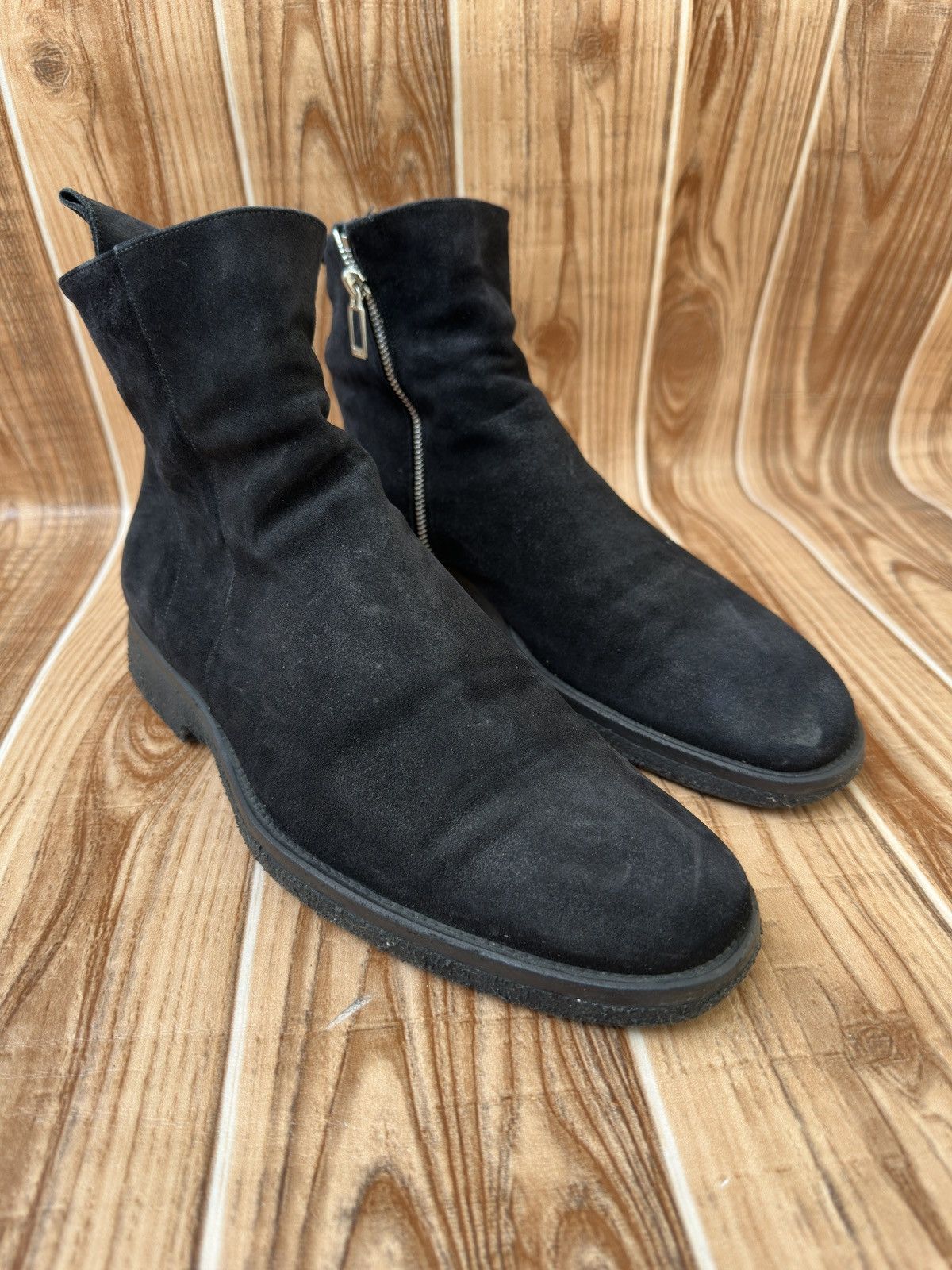 Dior × Kris Van Assche Dior Homme KVA 12AW Calf Skin Zip Boots Size US 9 / EU 42 - 6 Thumbnail