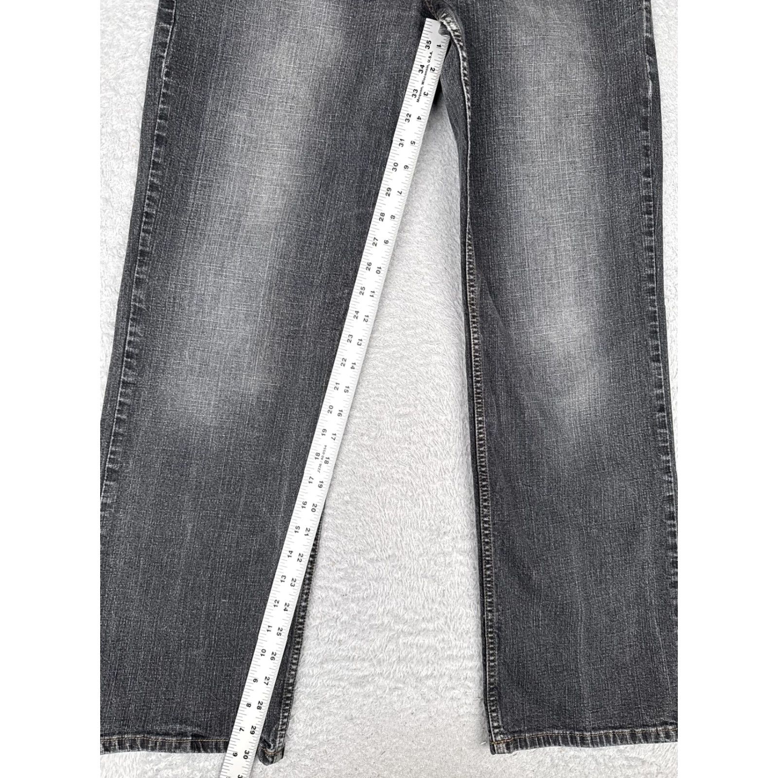 Vintage Westbound Jeans Womens 14 Gray Straight Leg Stretch Denim Mid Rise Casual Size 36" / US 14 / IT 50 - 7 Thumbnail