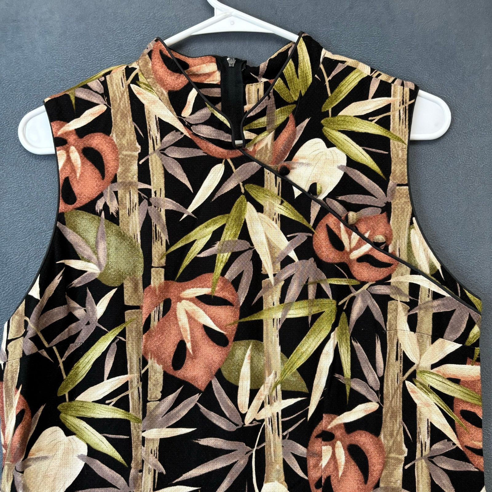 Other Island Moments Dress by Emma Bamboo Print Large Sleeveless Size L / US 10 / IT 46 - 9 Thumbnail