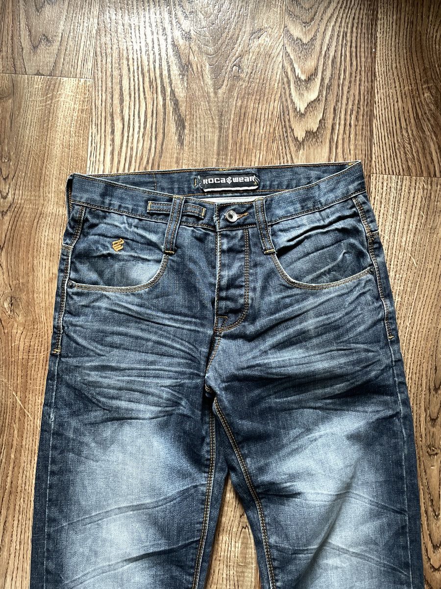 Rocawear vintage y2k baggy wide faded rocawear jeans Size US 28 / EU 44 - 6 Thumbnail