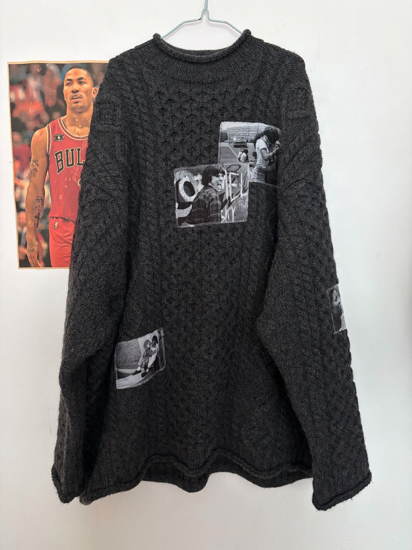 Takahiromiyashita The Soloist. The Soloist Gray Oversized Sweater Size US S / EU 44-46 / 1 - 1 Thumbnail