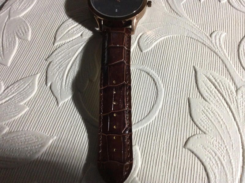 Designer Jorge Gray men's brown leather strap watch Size ONE SIZE - 10 Thumbnail