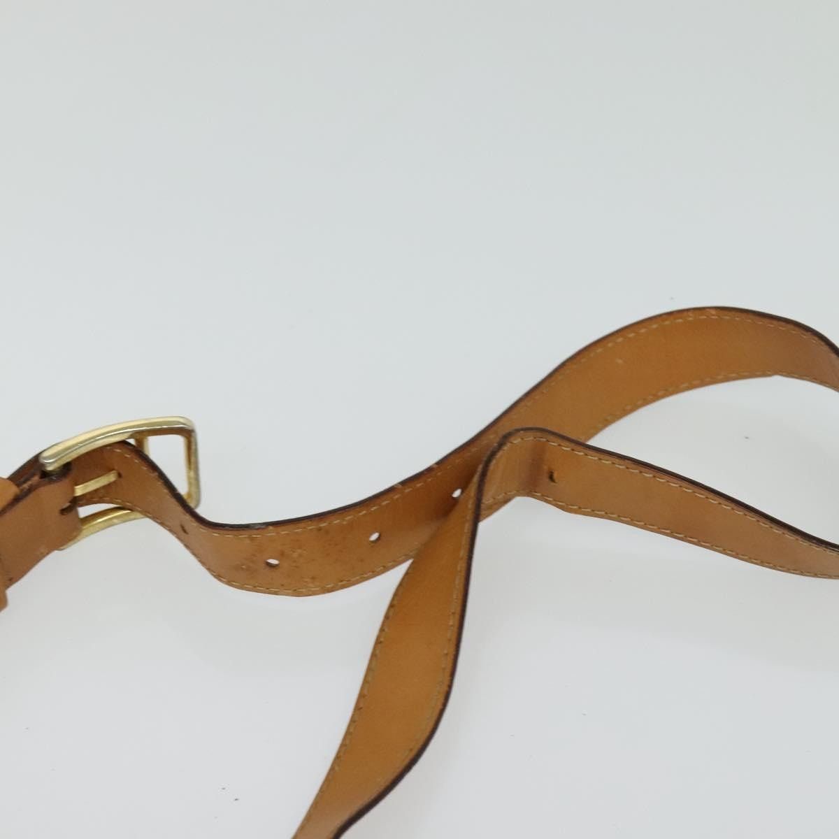 Celine CELINE Macadam Canvas Horse Carriage Shoulder Bag Beige Gold Size ONE SIZE - 8 Thumbnail