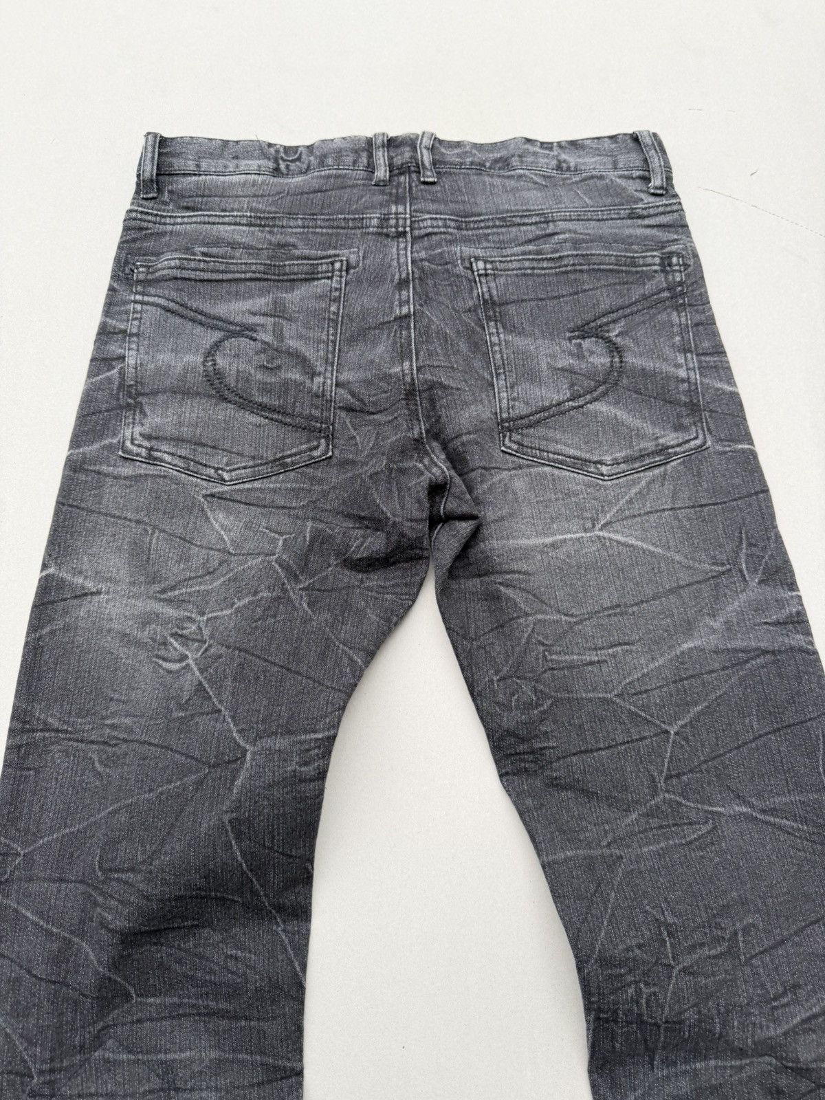 Japanese Brand lace up flare jeans Size US 32 / EU 48 - 6 Thumbnail
