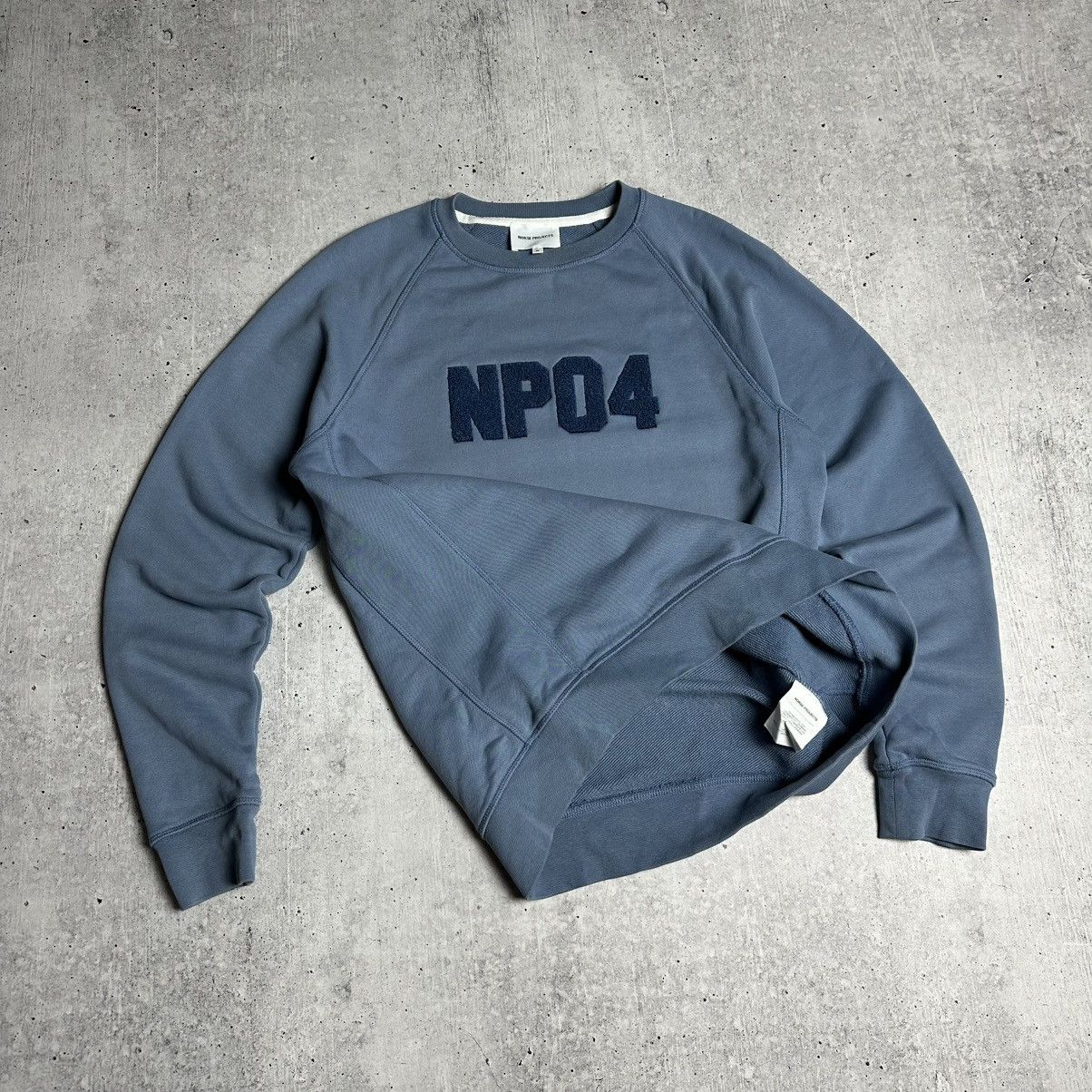 Designer × Norse Projects Norse Projects NPO4 Long Sleeve Sweatshirt Men's Size M Blue Size US M / EU 48-50 / 2 - 6 Thumbnail