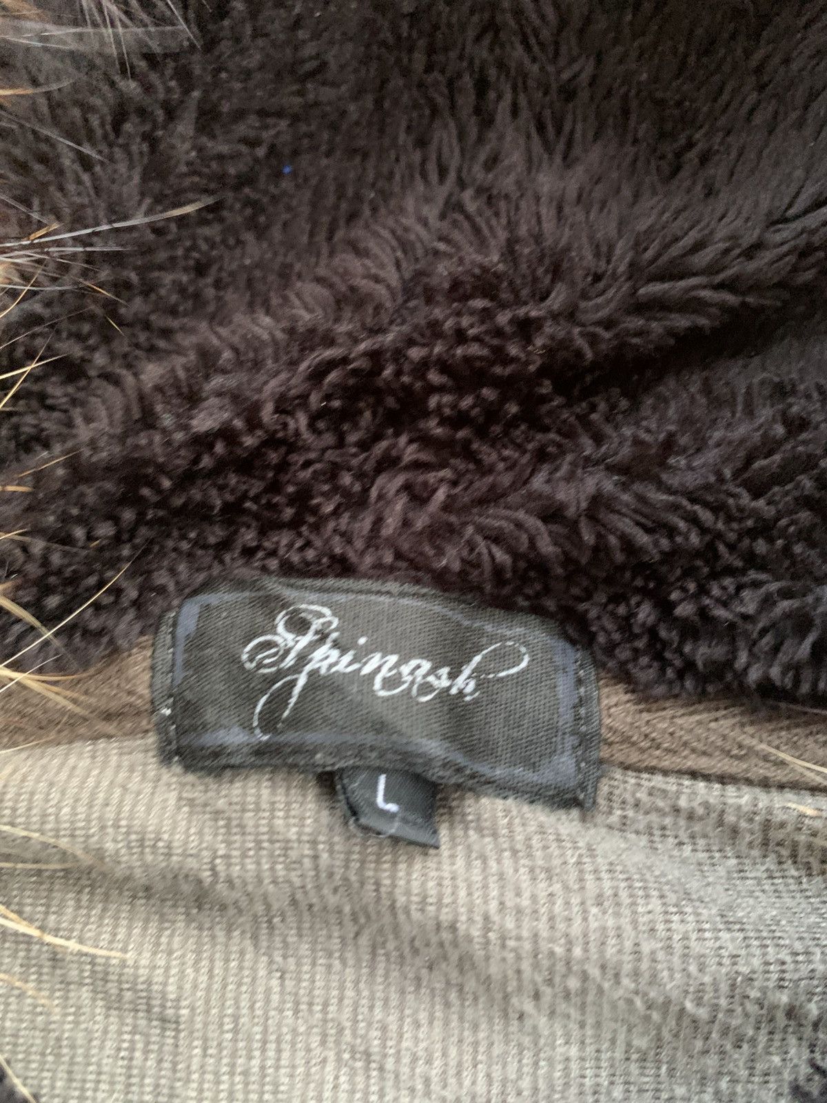 Other Spingsh Velvet Elegant Style Zip Jacket Faux Fur Hoodie Size US L / EU 52-54 / 3 - 3 Thumbnail