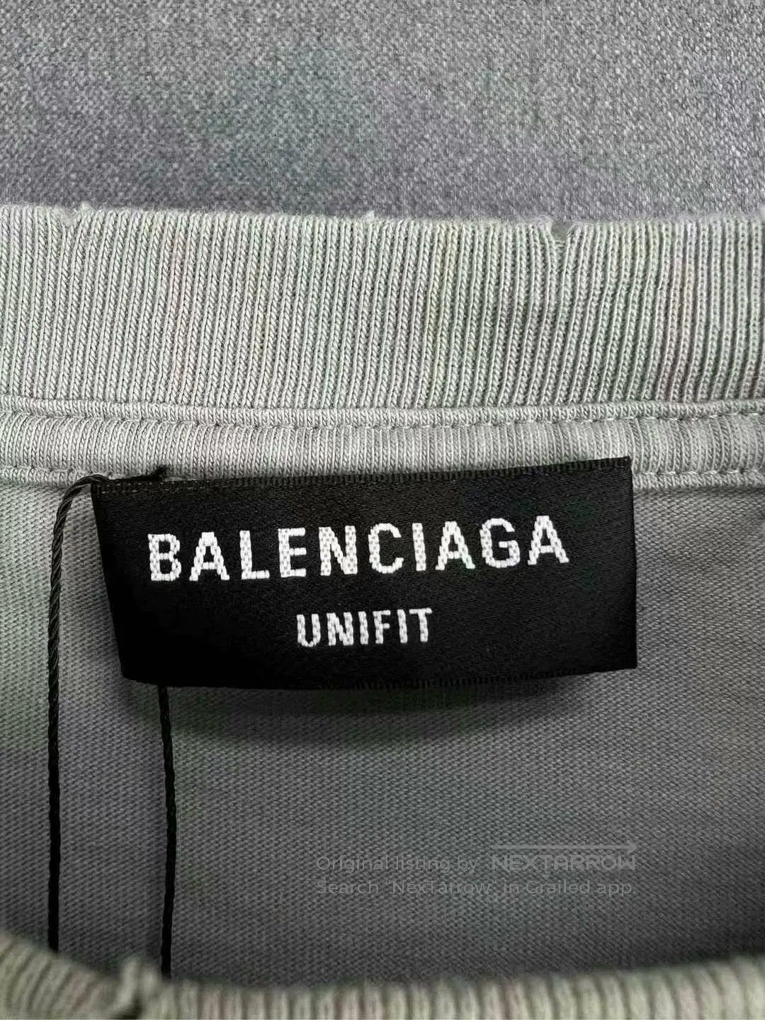 Balenciaga balenciaga distressed short sleeve t-shirt. Size US M / EU 48-50 / 2 - 3 Thumbnail