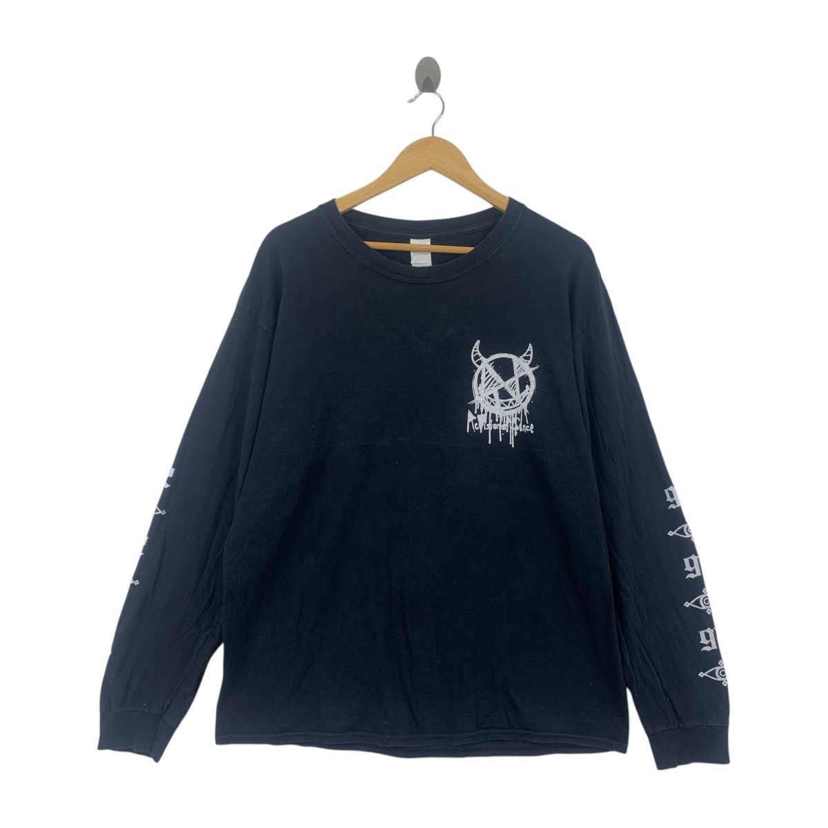 Bones × Brigade Vintage REVERSIONAL SKATEBOARD Skull Tee Shirt Top Size US L / EU 52-54 / 3 - 1 Thumbnail