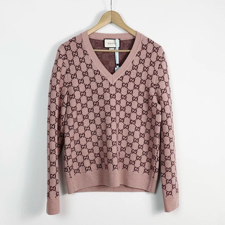 Gucci GucciPink printed knitwear 2503-Nextarrow Size US S / EU 44-46 / 1 - 1 Thumbnail