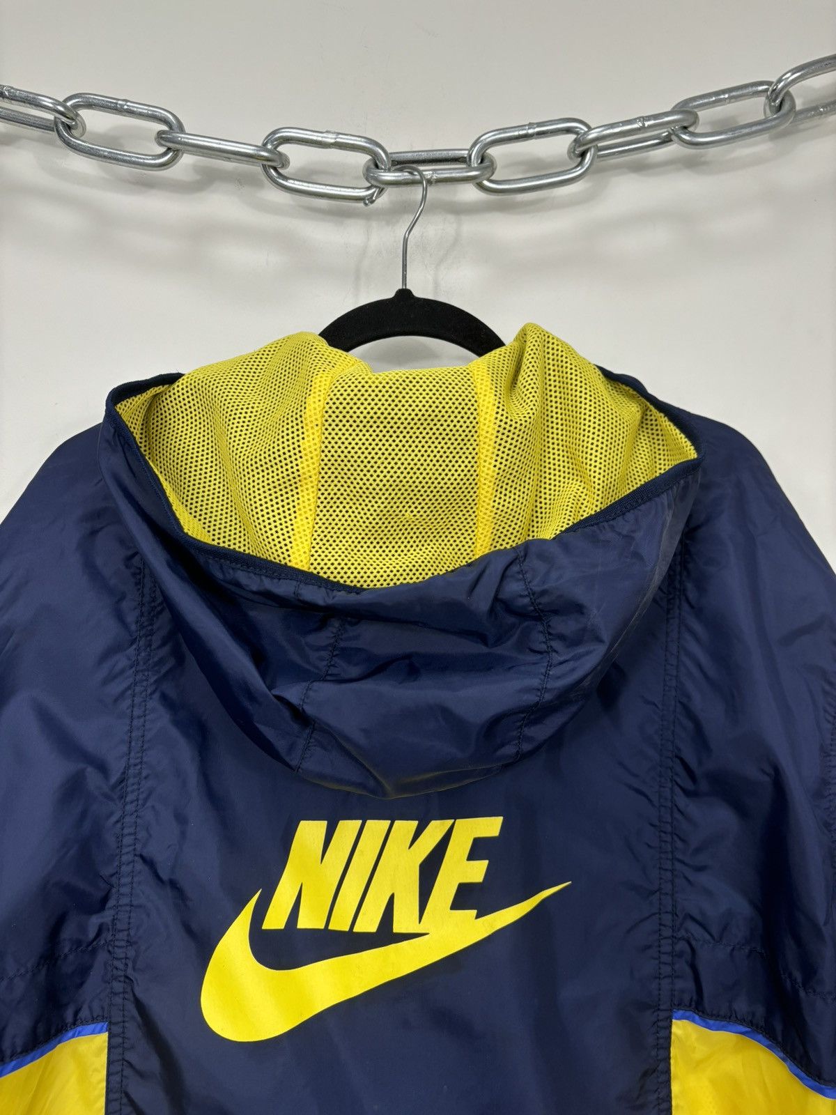 Nike Vintage 90s Nike Y2K Big Logo Retro Hype Hooded Nylon Jacket Size US M / EU 48-50 / 2 - 17 Thumbnail