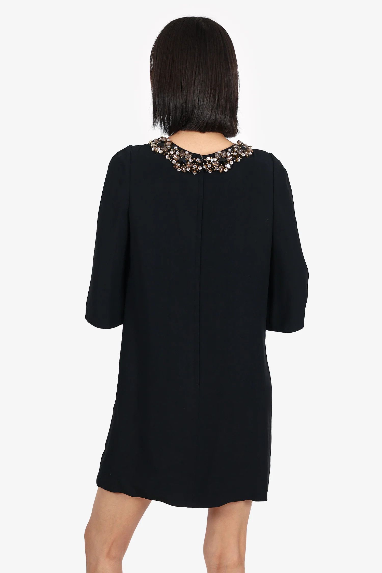 Dolce & Gabbana o1y0825 Mini Dress in Black Size XS / US 0-2 / IT 36-38 - 4 Thumbnail