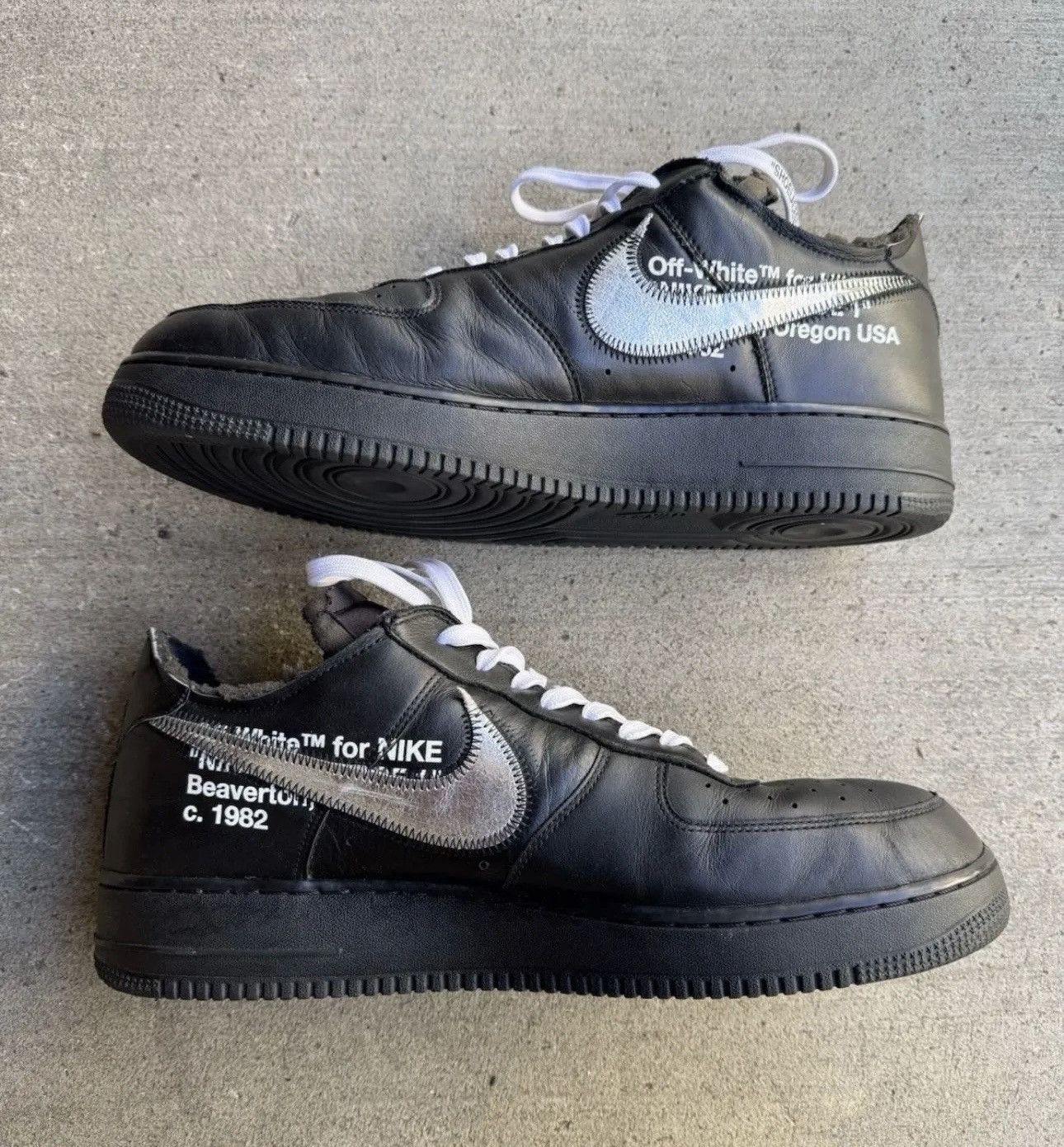 Nike OFF-WHITE X NIKE AIR FORCE 1 LOW MOMA SIZE 14 Size US 14 / EU 47 - 2 Thumbnail
