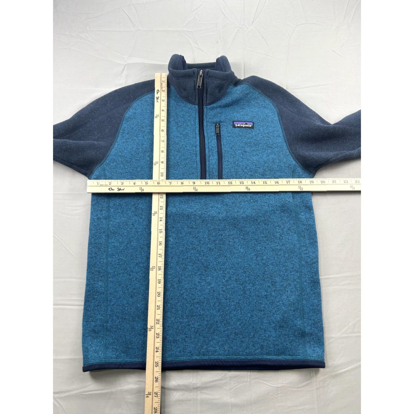 Patagonia Patagonia Better Sweater Jacket XS Men Blue 1/4 Zip Fleece Knit Stand-Up Collar Pockets Outdoor hiking Casual Travel Regular Size US XS / EU 42 / 0 - 5 Thumbnail