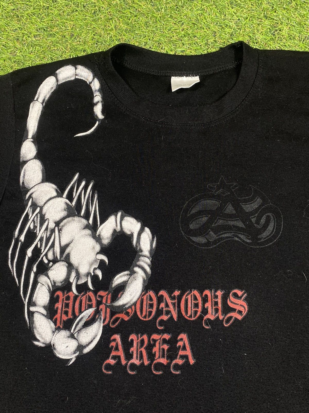 Vintage Vintage 90s Japanese tee Scorpion big logo style Size US S / EU 44-46 / 1 - 2 Thumbnail