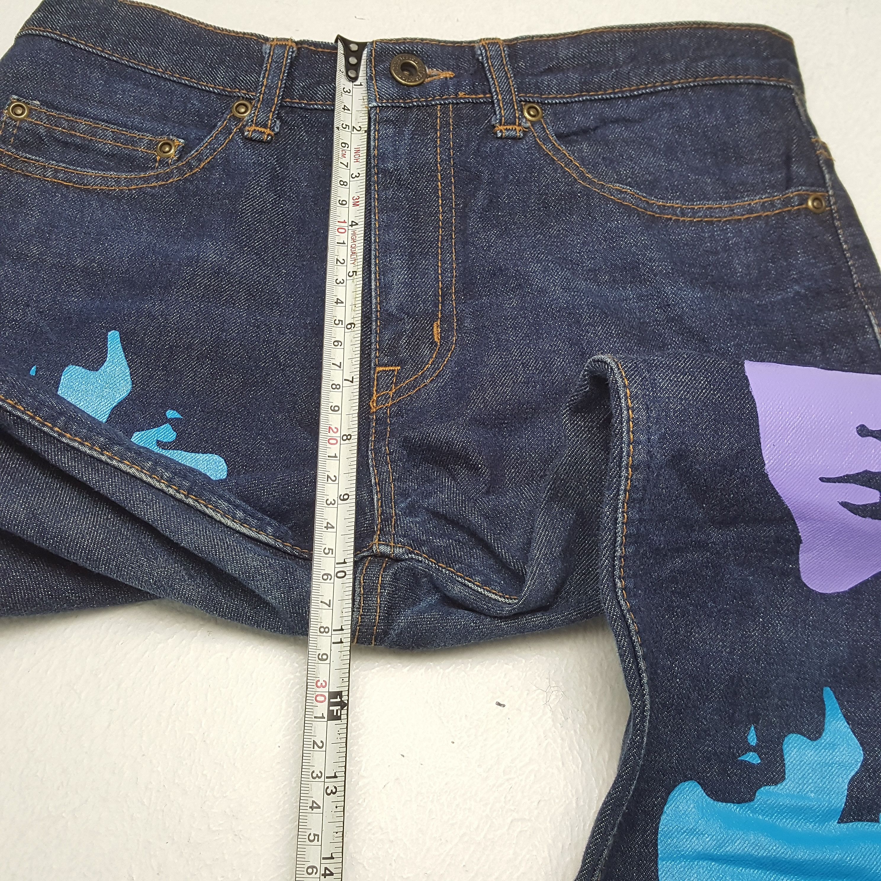 Hysteric Glamour × Japanese Brand × Vintage HYSTERIC GLAMOUR Japanese Brand Custom Art Jeans Size US 29 - 8 Thumbnail