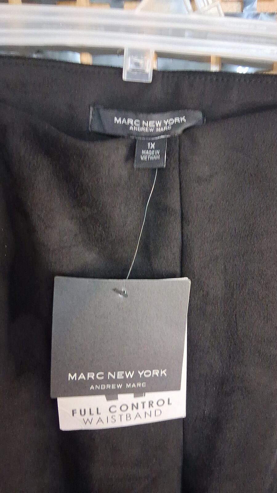 Other Marc New York Andrew Marc Faux Leather Panel Leggings Size ONE SIZE - 3 Thumbnail