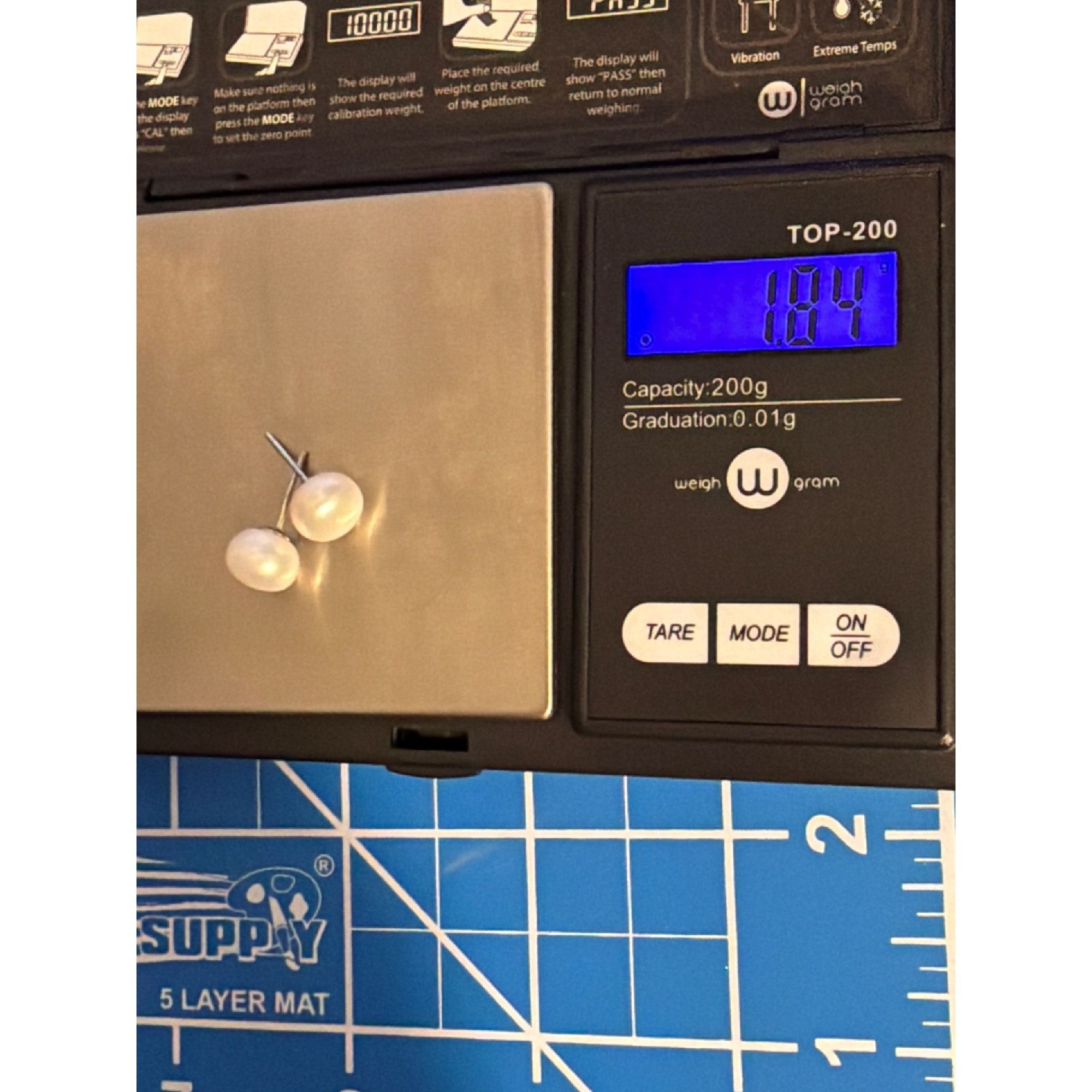 Other Vintage Sterling Silver Unlimited Freshwater Pearl Stud Earr Size ONE SIZE - 6 Thumbnail