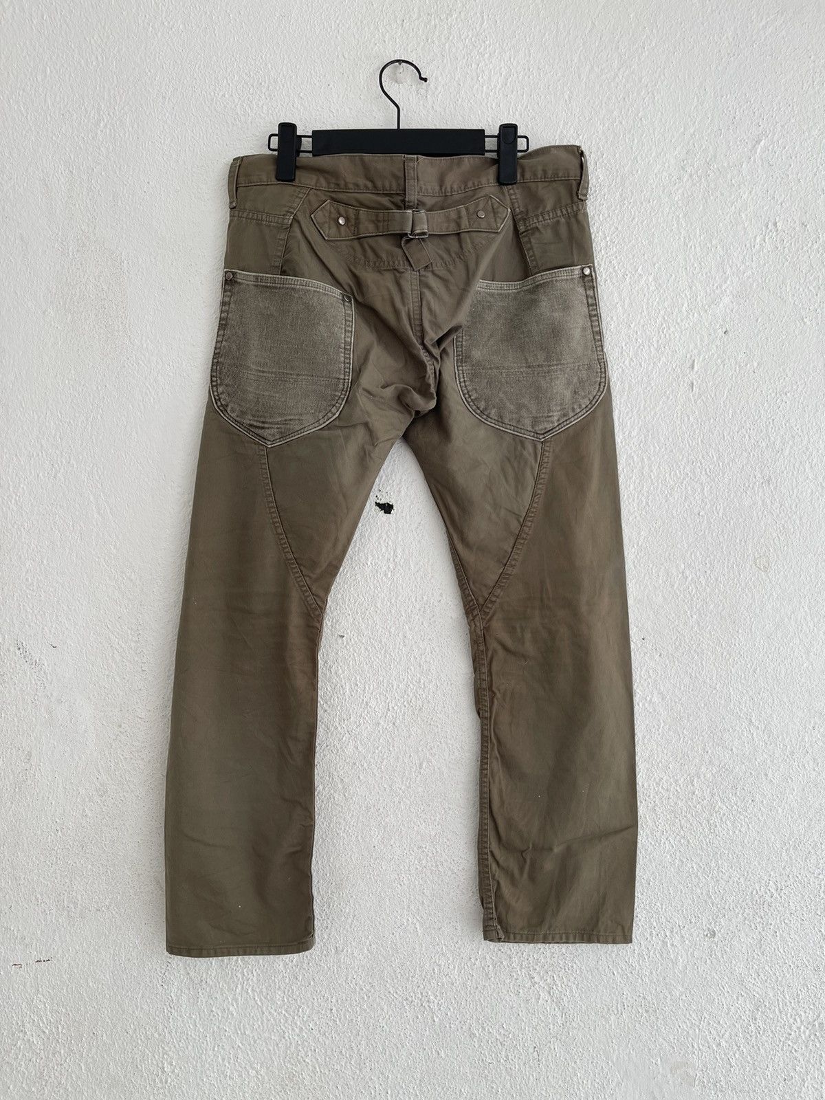 image of Ad2013 Comme Des Garcons Junya Watanabe Fatigue Pant in Army Green, Men's (Size 33)