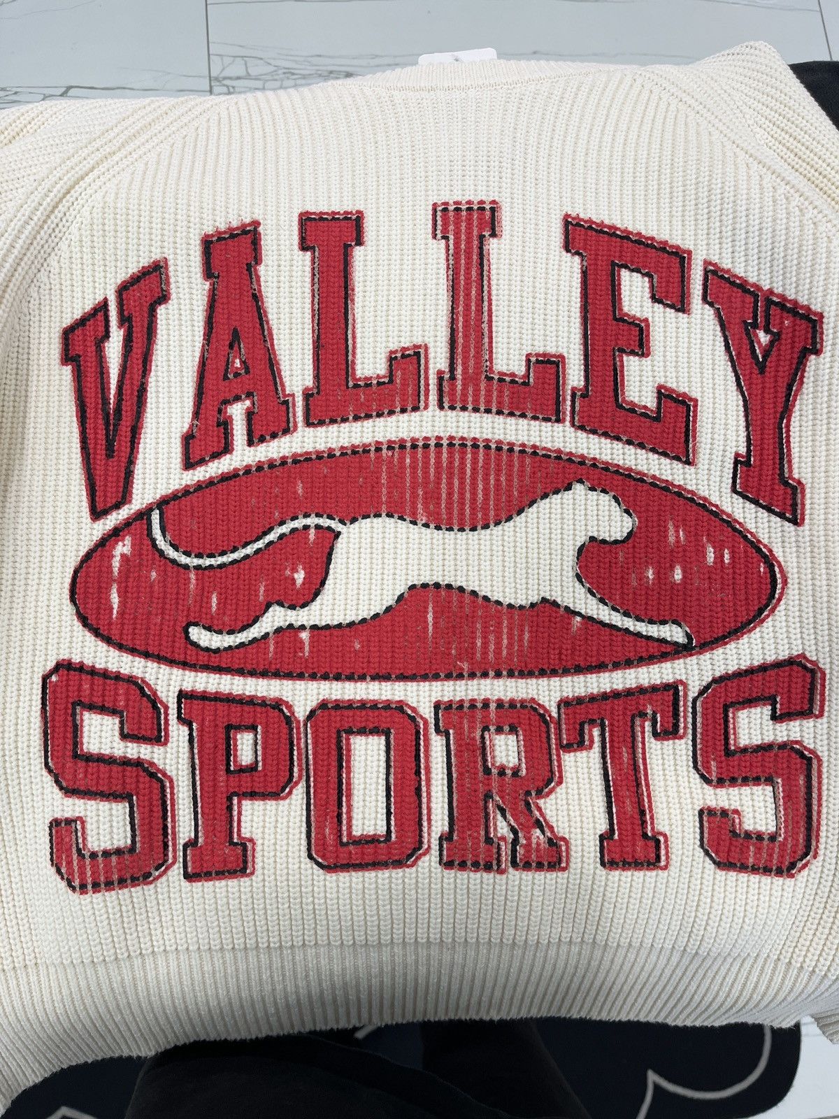 Vale Vale Fisherman Knit Sweater Cream Size US XL / EU 56 / 4 - 2 Thumbnail