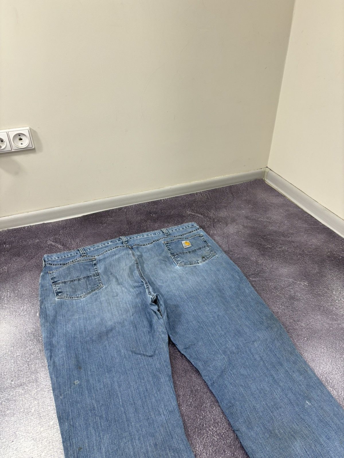 Carhartt Vintage Carhartt Y2K Distressed Denim Hype Skate Baggy Jeans Size US 44 / EU 60 - 5 Thumbnail