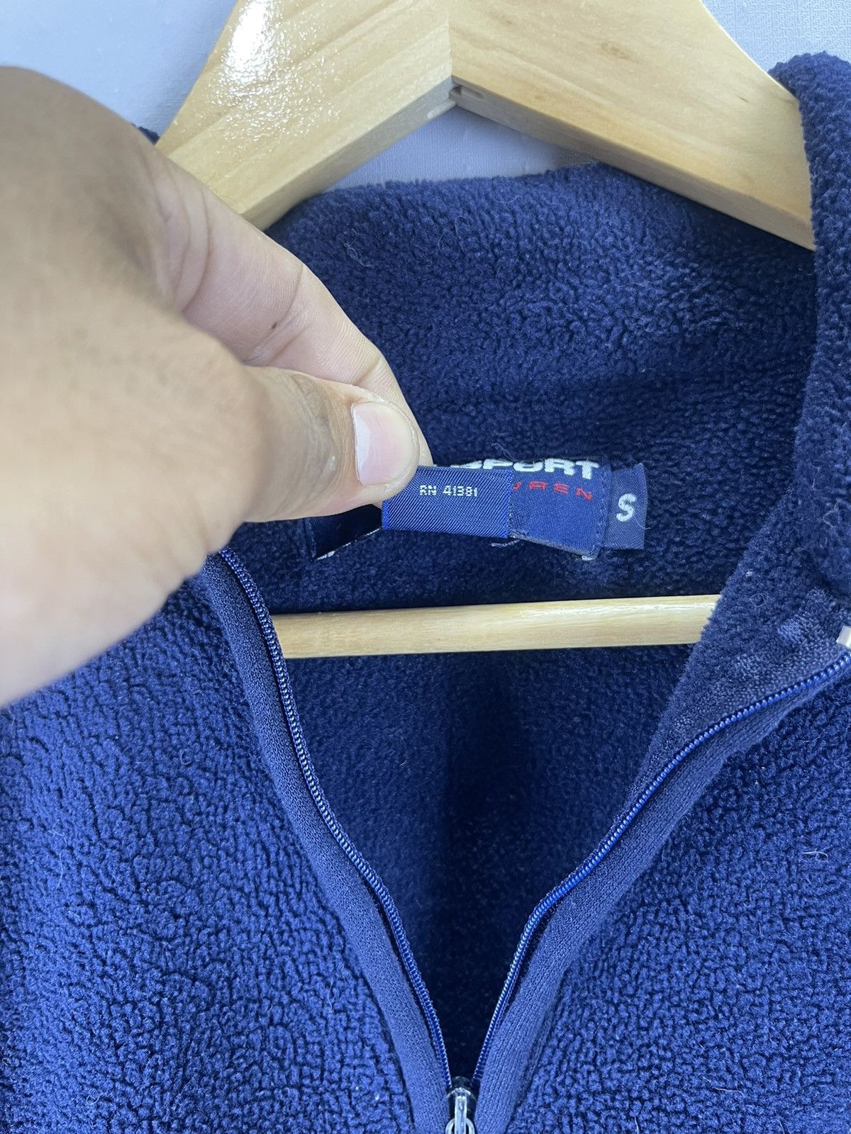 Polo Ralph Lauren × Vintage Vintage 90s Polo Sport Ralph Lauren USA Half Zipper Sweater Size US S / EU 44-46 / 1 - 7 Thumbnail