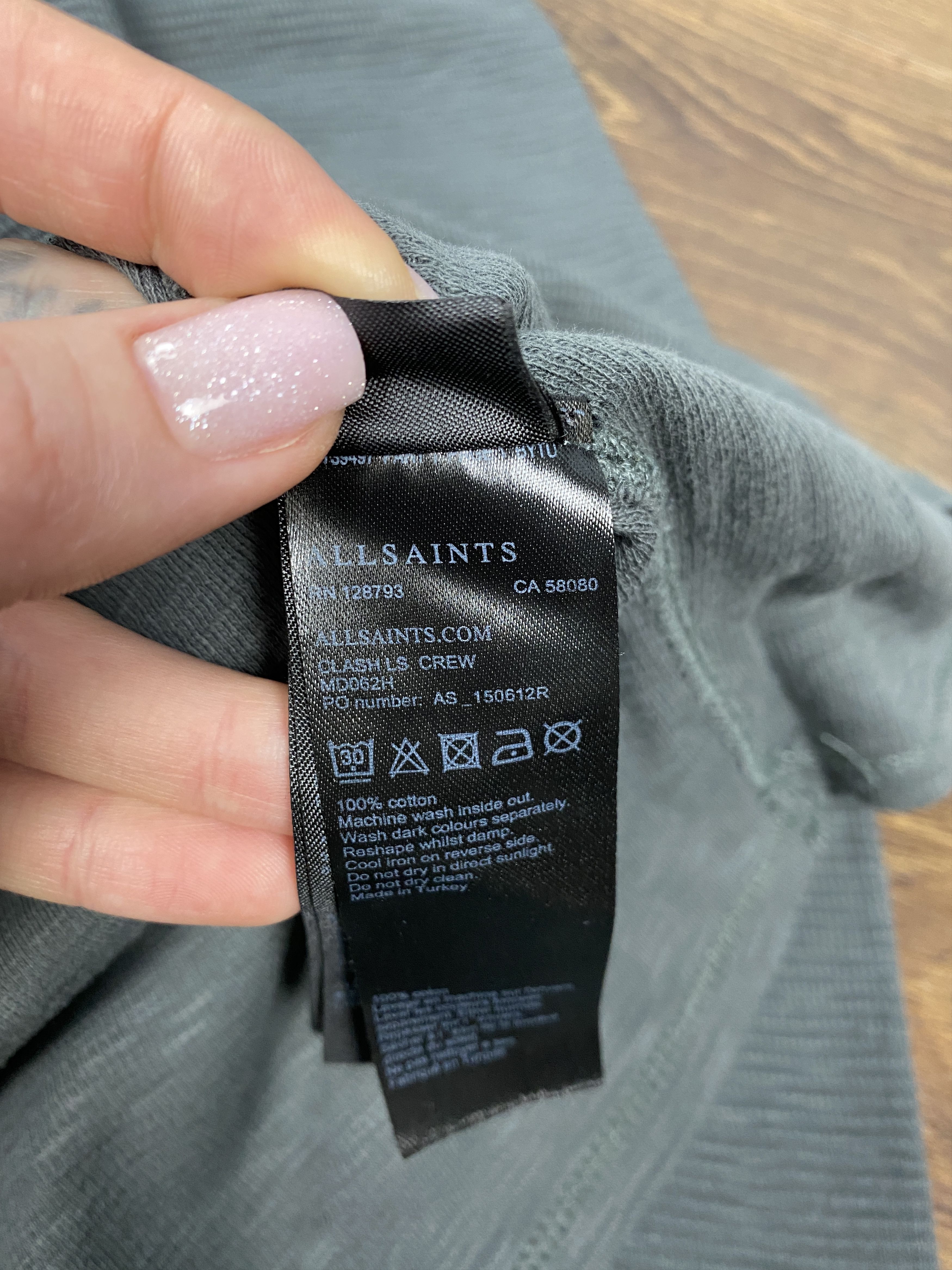 Allsaints Allsaints vintage waffle long sleeve t-shirt y2k Size US S / EU 44-46 / 1 - 4 Thumbnail