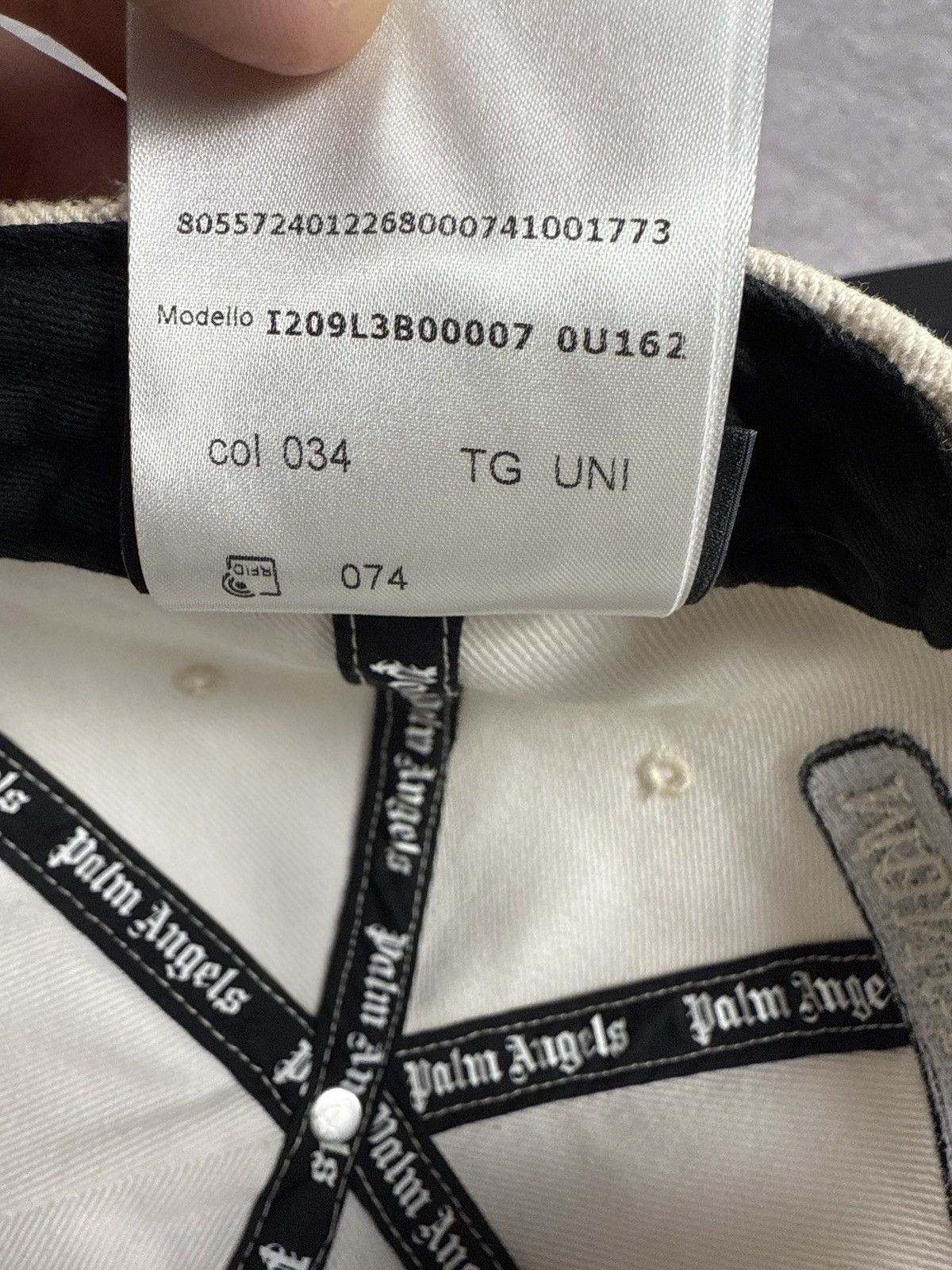 Moncler × Palm Angels Moncler x Palm Angels distressed cap Size ONE SIZE - 7 Thumbnail