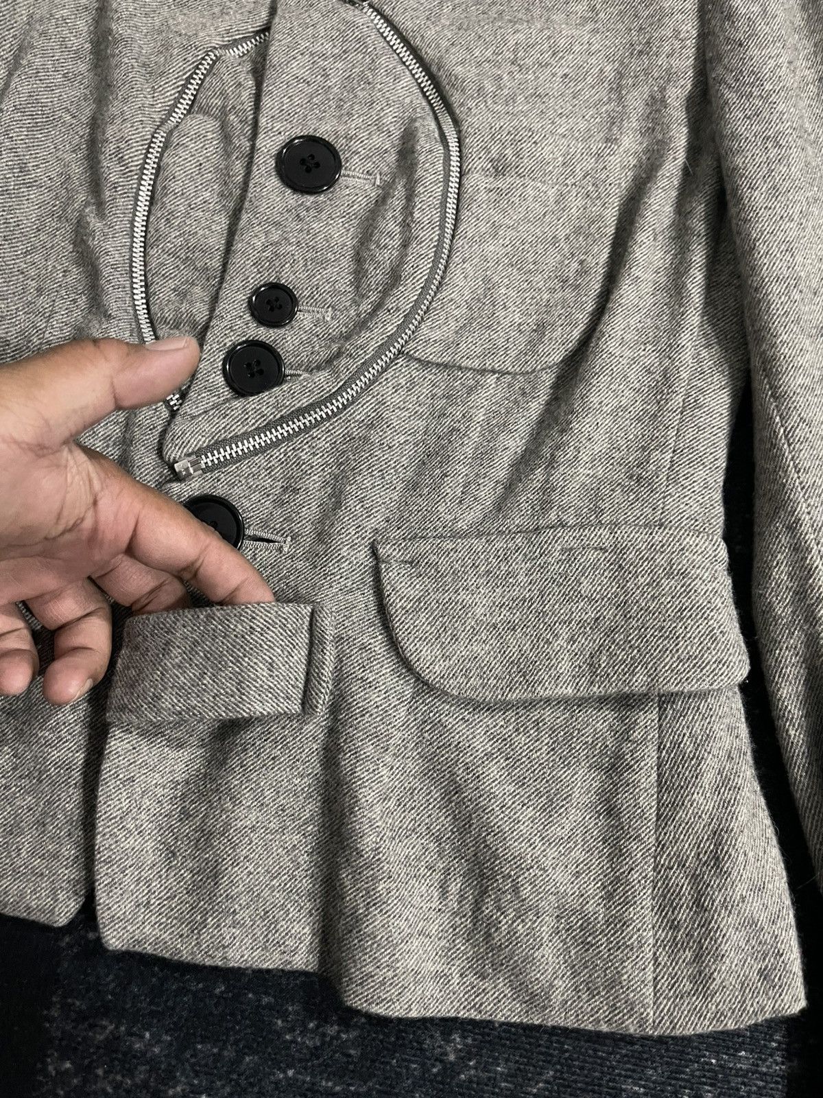 Japanese Brand × Vintage Vintage Unbrand Wool Jacket Size XS / US 0-2 / IT 36-38 - 11 Thumbnail