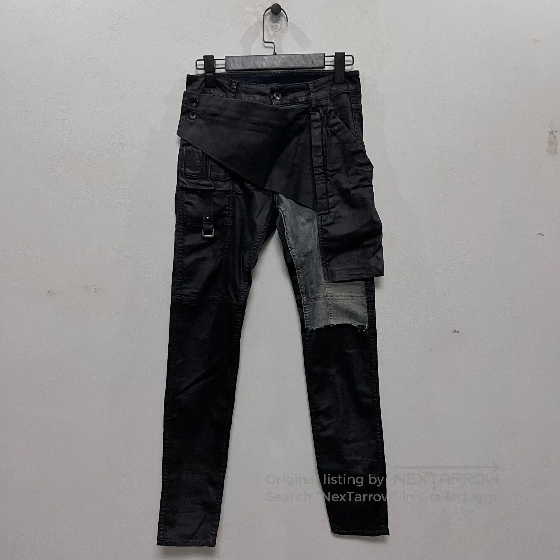 Rick Owens rare rick owens waxed denim pants size 29. Size US 29 - 1 Thumbnail
