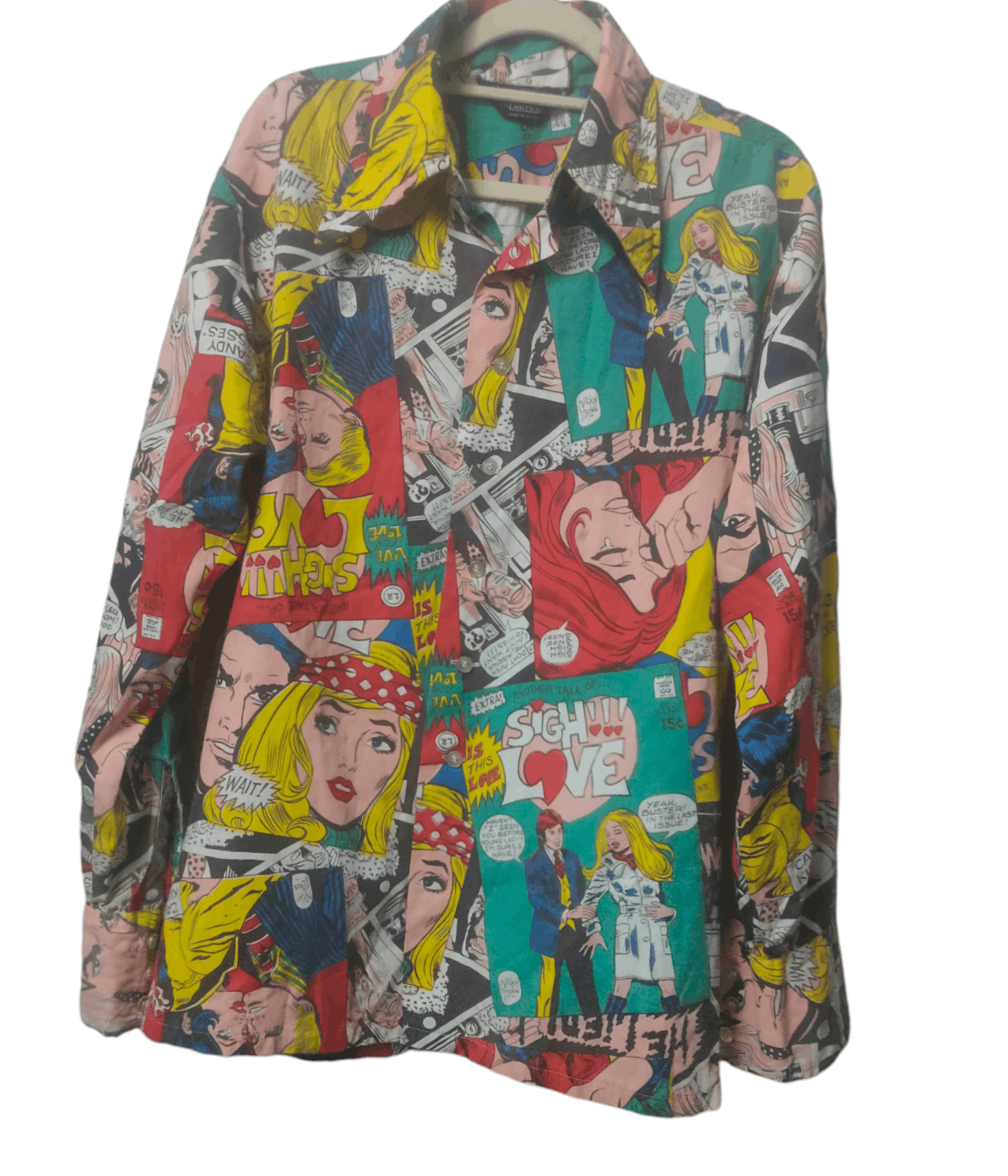 Cartoon Network × DC Comics × Vintage Vintage 70s nicky Zane comic over print Size 38L - 1 Thumbnail