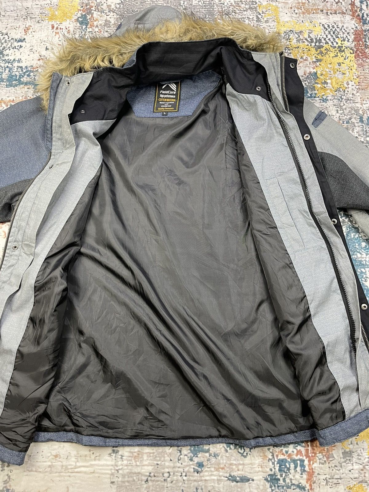 Japanese Brand Steals🔥Fieldcore Japan Ripstop Patch Jacket Size US L / EU 52-54 / 3 - 10 Thumbnail