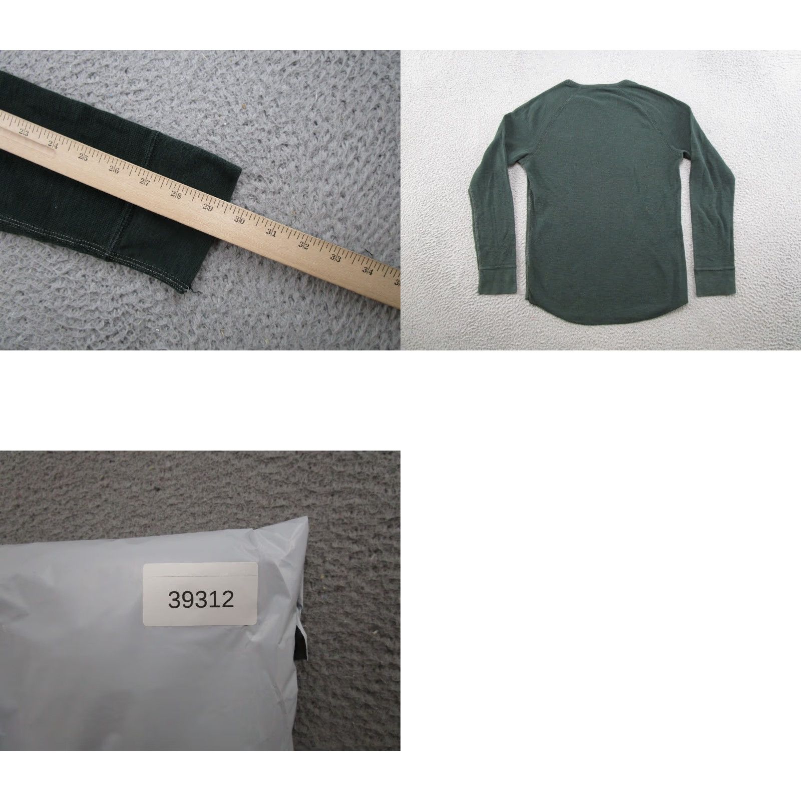 American Eagle Outfitters American Eagle Outfitters Shirt Mens M Green Thermal Waffle Knit Crew Neck Classic AE Legend Vintage: No Size US M / EU 48-50 / 2 - 8 Thumbnail