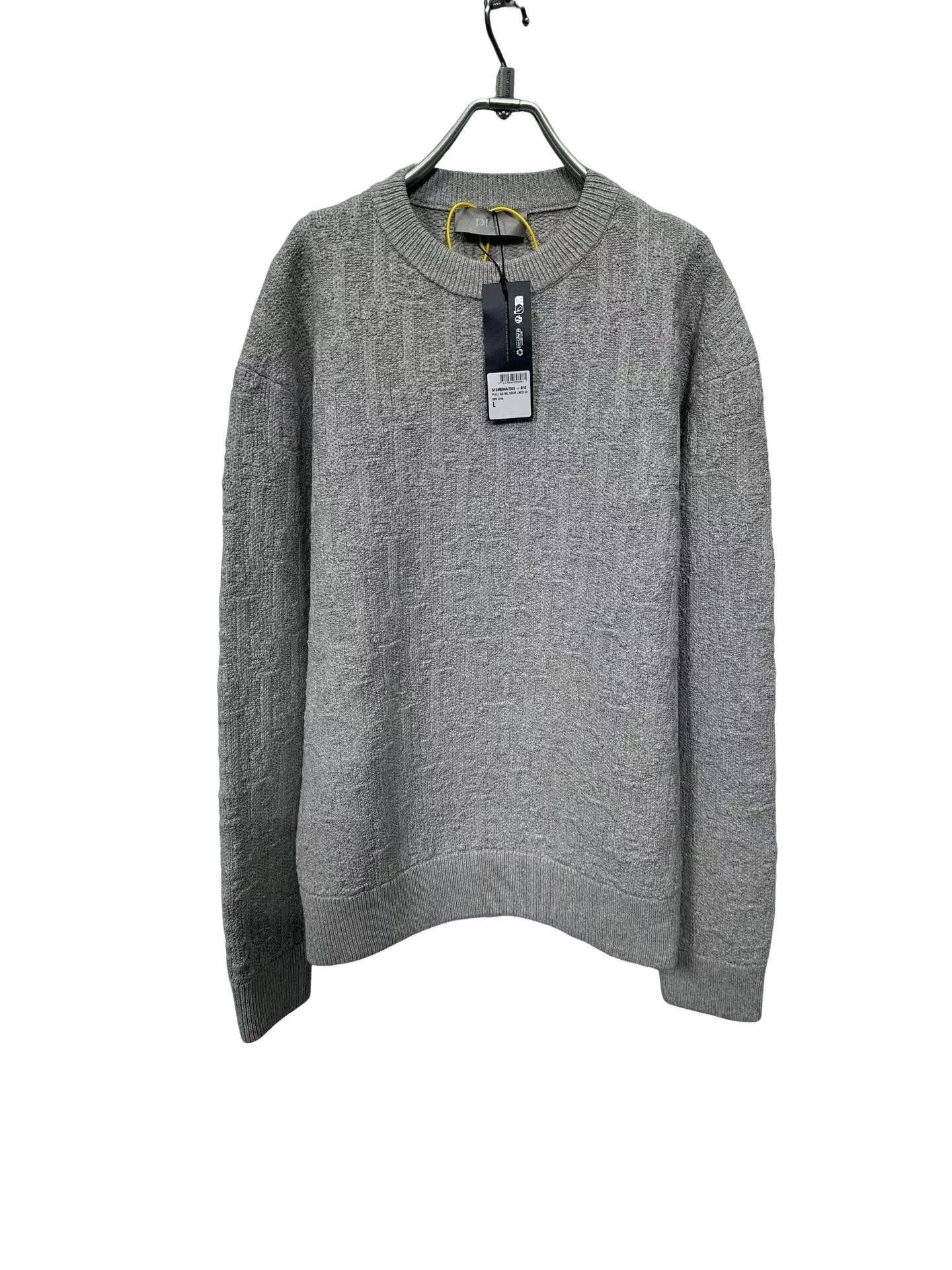 Dior Dior Oblique Logo Knit Sweater L Size US L / EU 52-54 / 3 - 1 Thumbnail