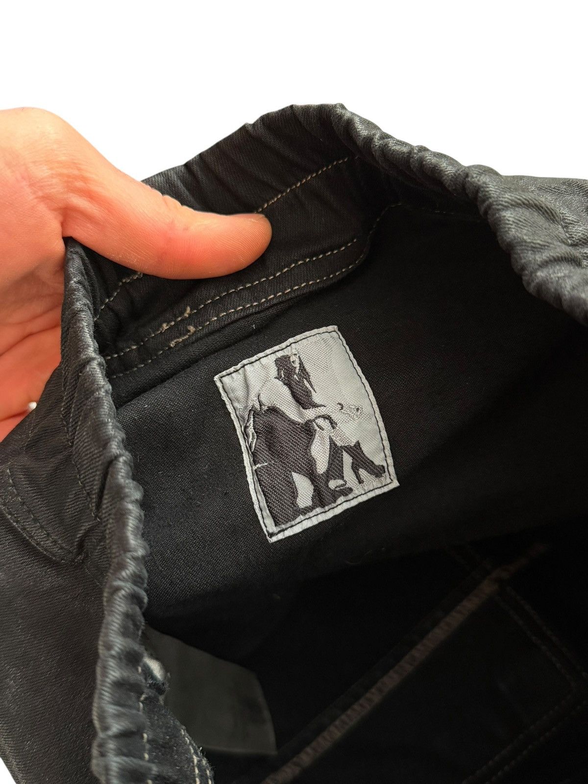 Rick Owens SBW Heavy Wax Thick Creatch Cargos Size US 30 / EU 46 - 6 Thumbnail