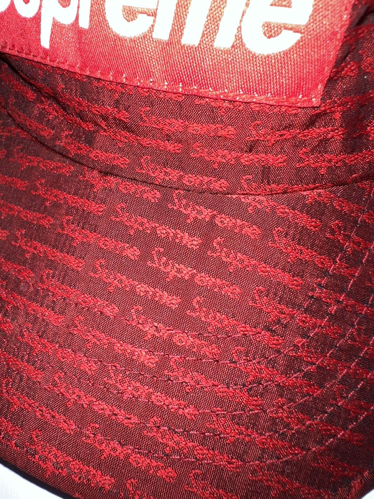 Supreme RARE RED REPEATER SUPREME CAMP CAP F/W 2013 FAST SHIPPING Size ONE SIZE - 8 Thumbnail