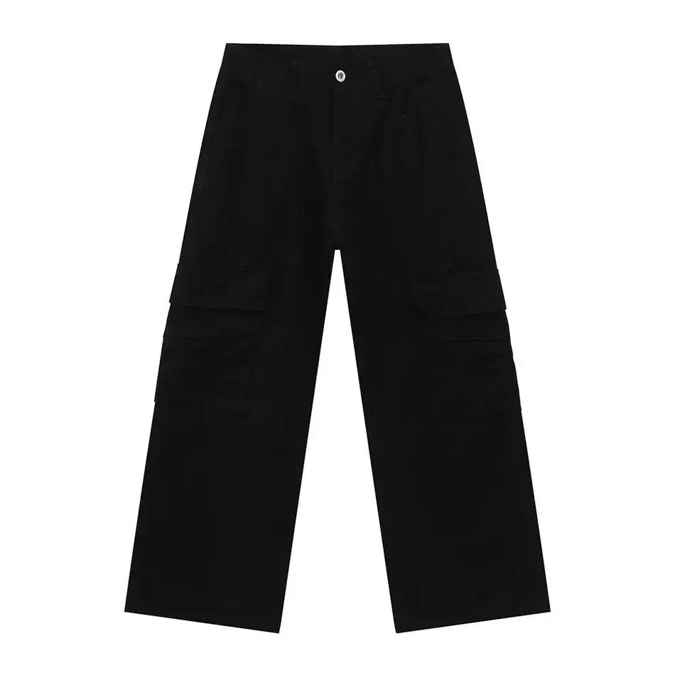 Japanese Brand Retro loose solid color high street jeans Size US 32 / EU 48 - 6 Thumbnail