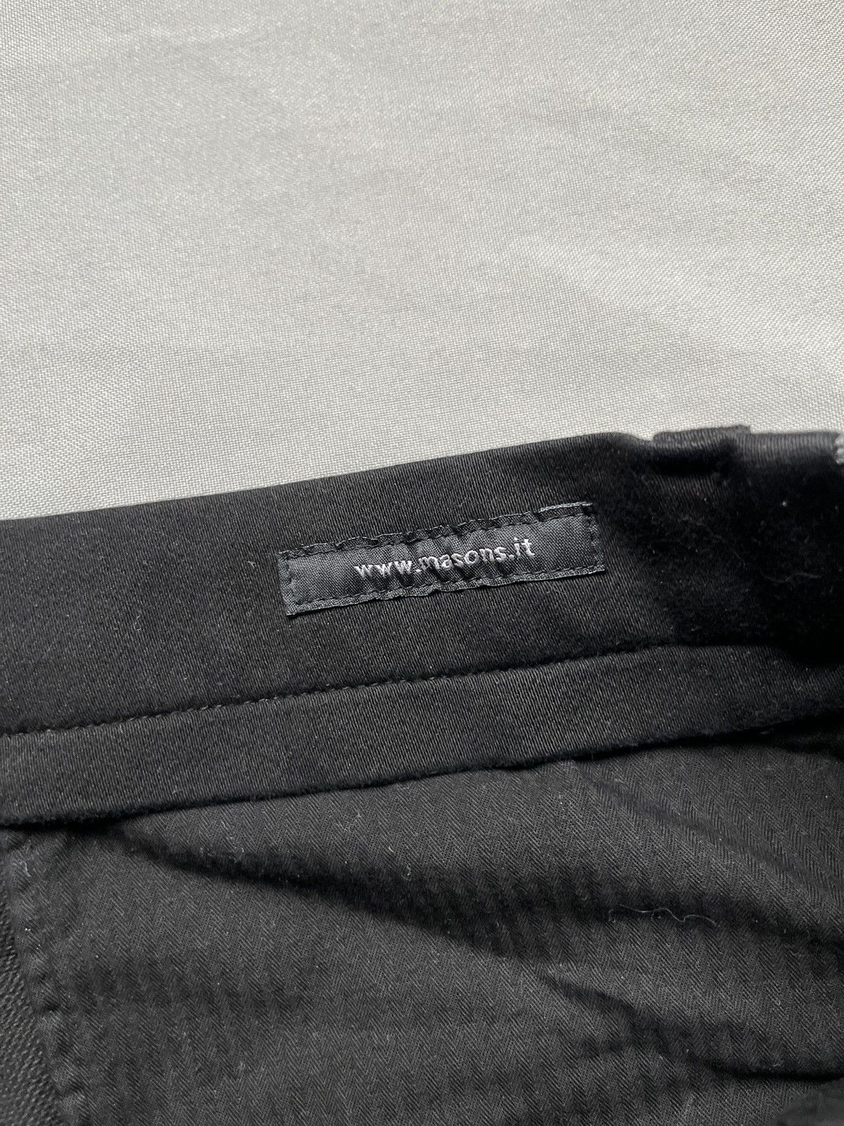 Mason's Mason's Chile Golf Cotton Jersey Carrot Cargo Black Pants Size US 34 / EU 50 - 13 Thumbnail